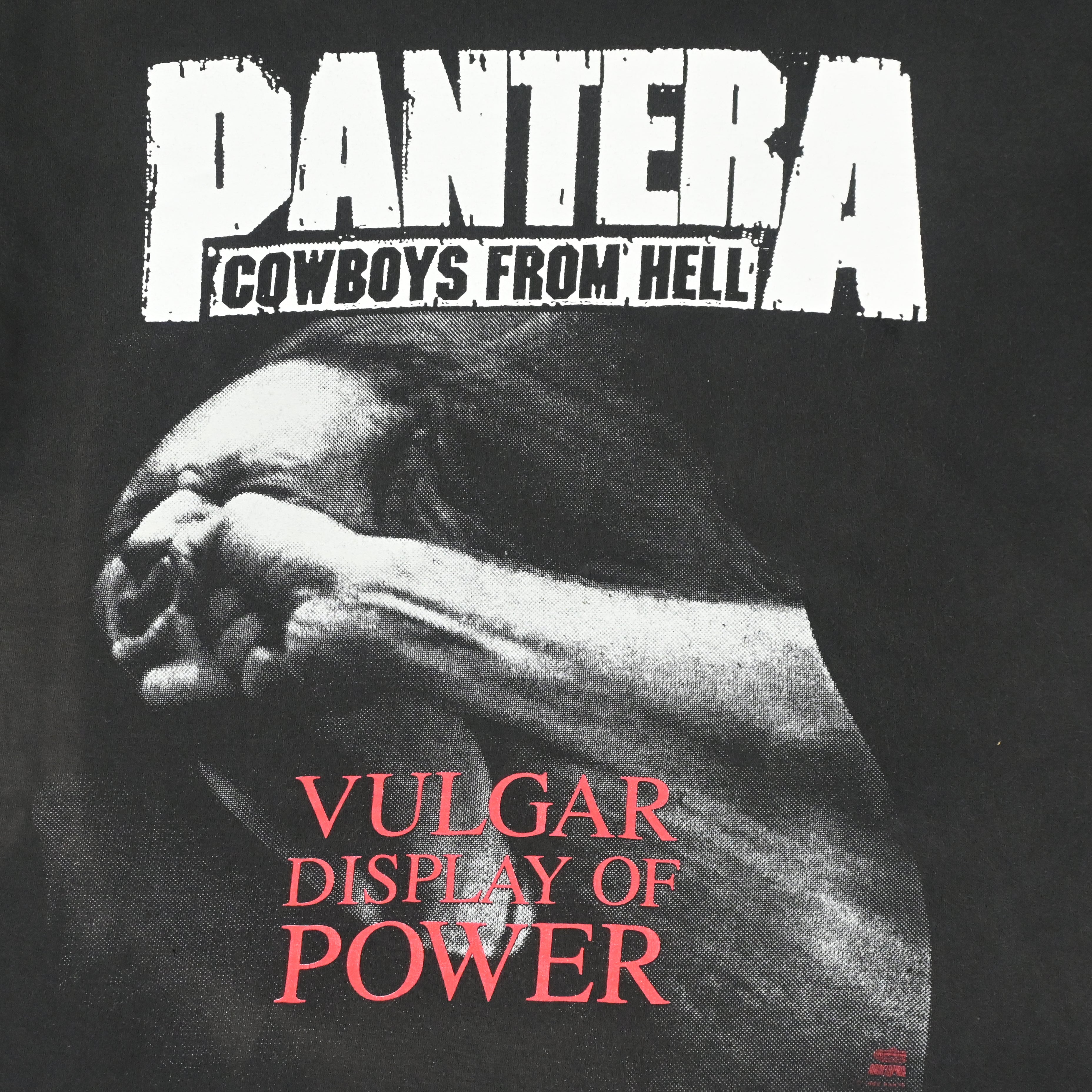 90'S PANTERA VULGAR DISPLAY OF POWER T-SHIRT SIZE XL