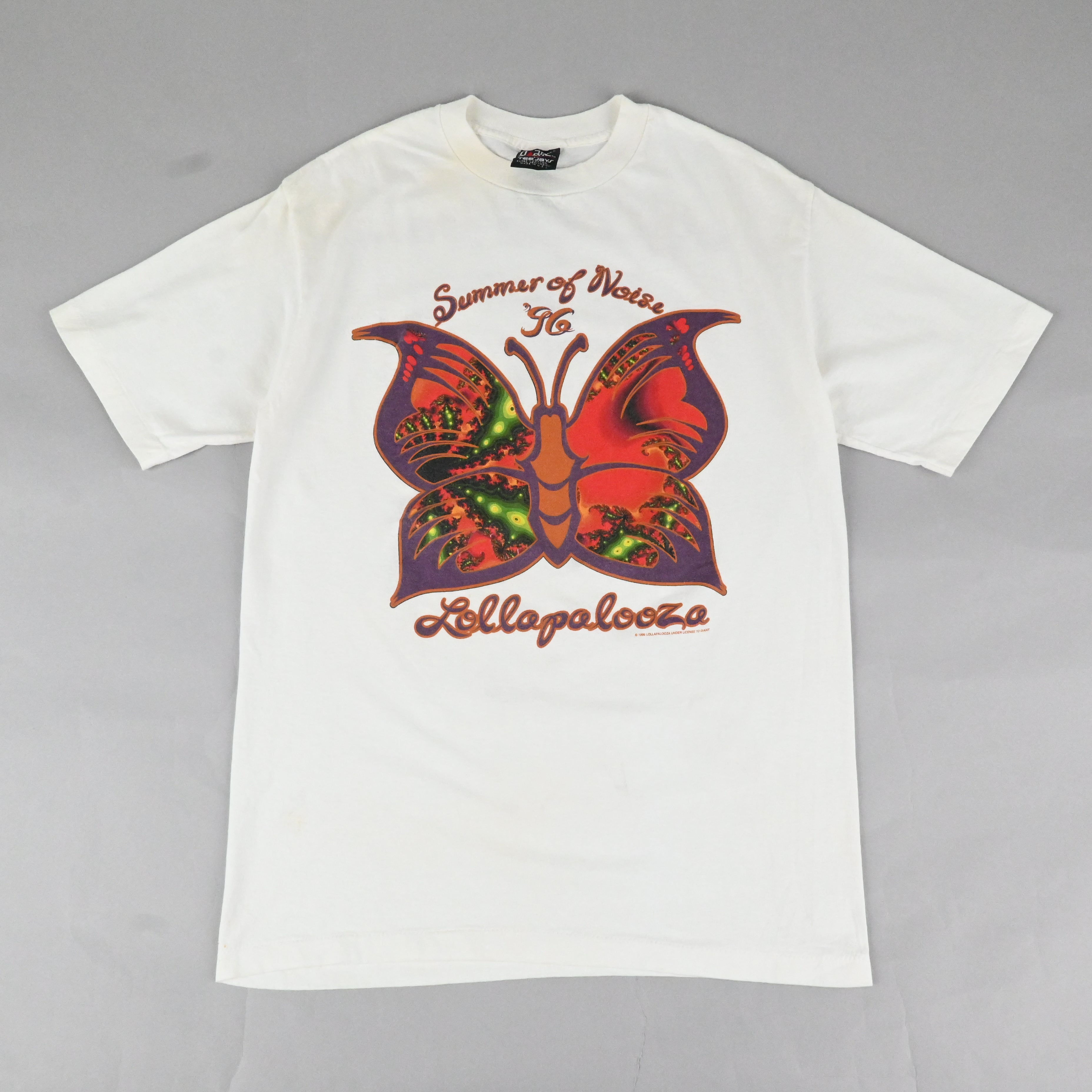 '96 LOLLAPALOOZA "SUMMER OF NOISE" T-SHIRT SIZE L
