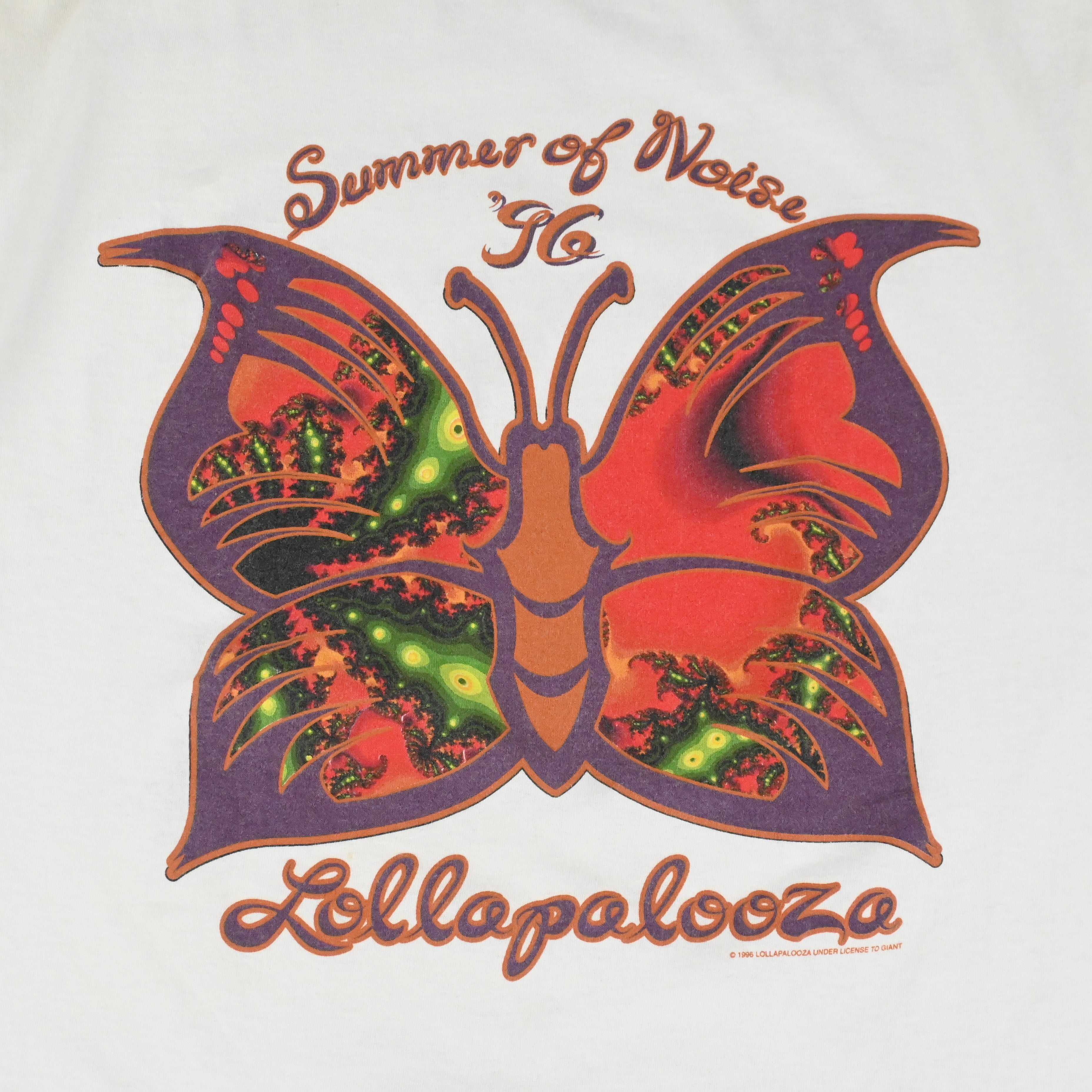 '96 LOLLAPALOOZA "SUMMER OF NOISE" T-SHIRT SIZE L