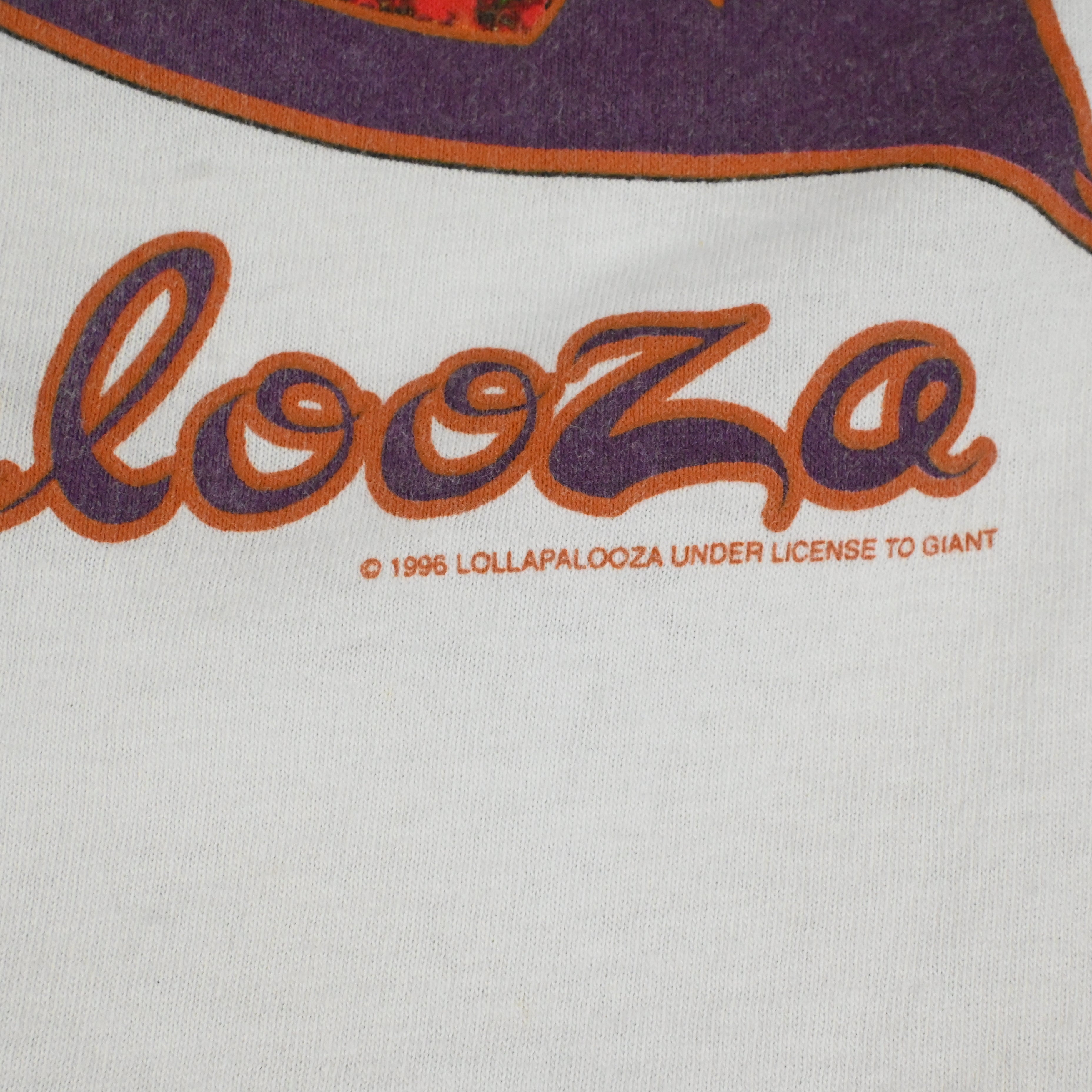 '96 LOLLAPALOOZA "SUMMER OF NOISE" T-SHIRT SIZE L