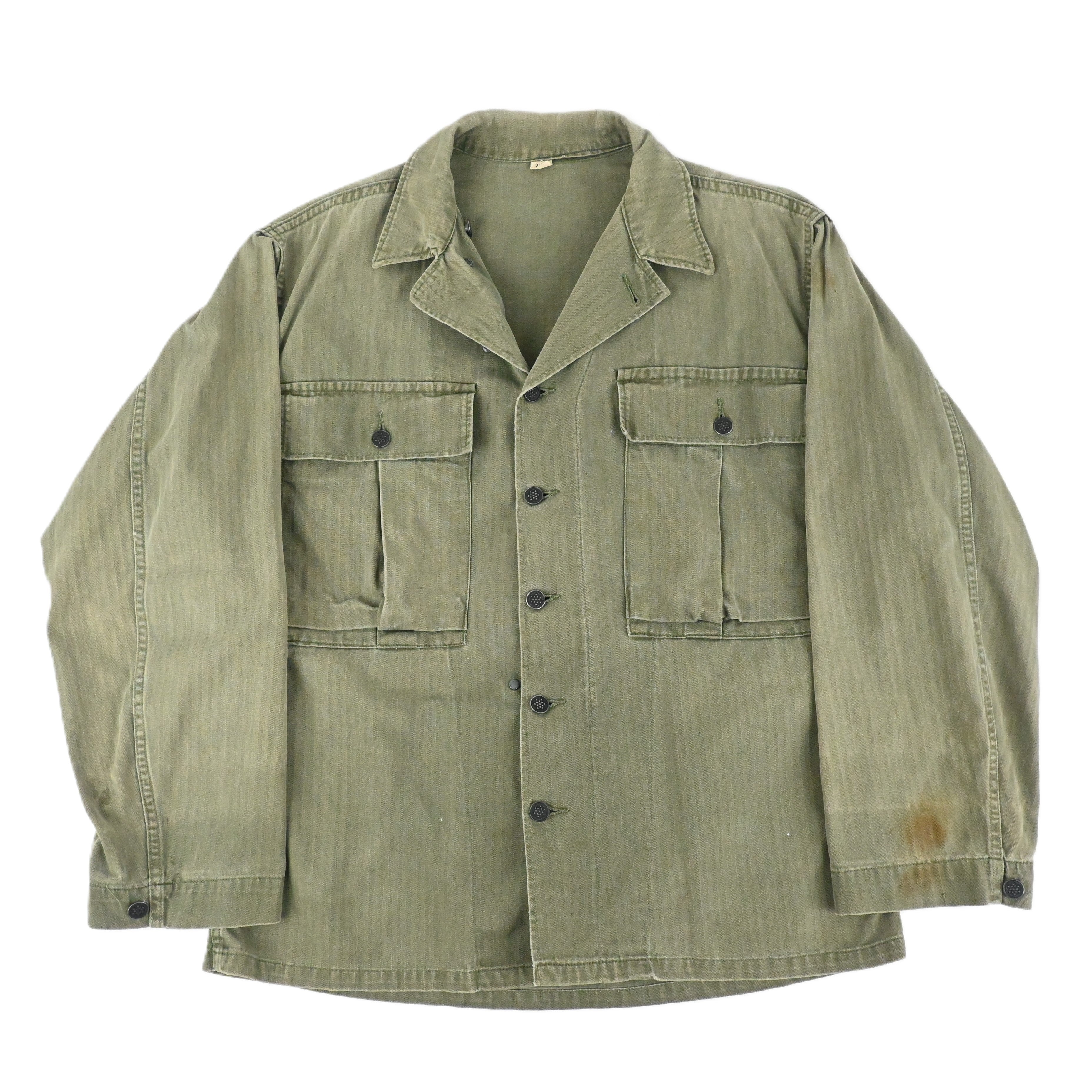 40’s US ARMY M-43 UTILITY JACKET HBT SIZE 38R