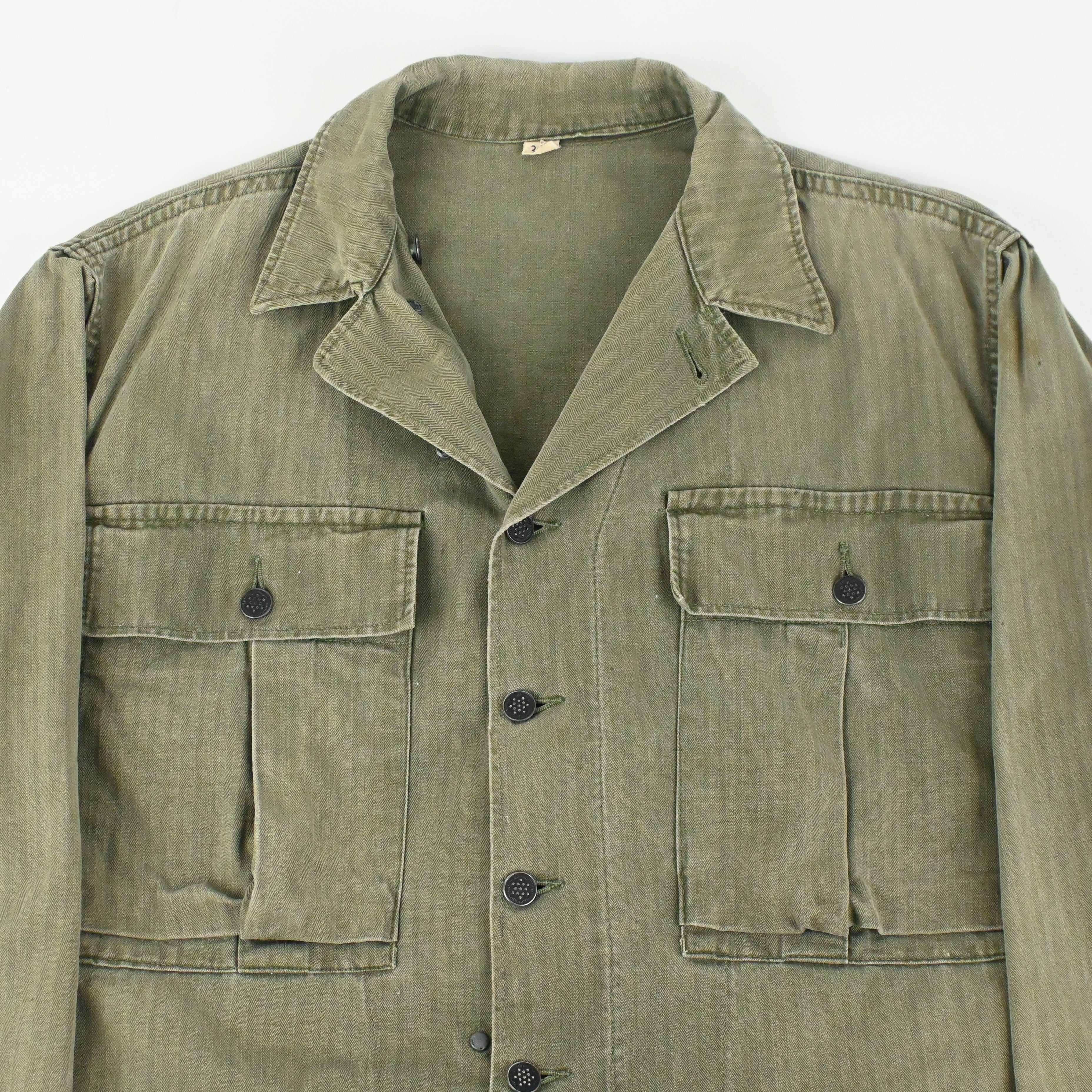 40’s US ARMY M-43 UTILITY JACKET HBT SIZE 38R