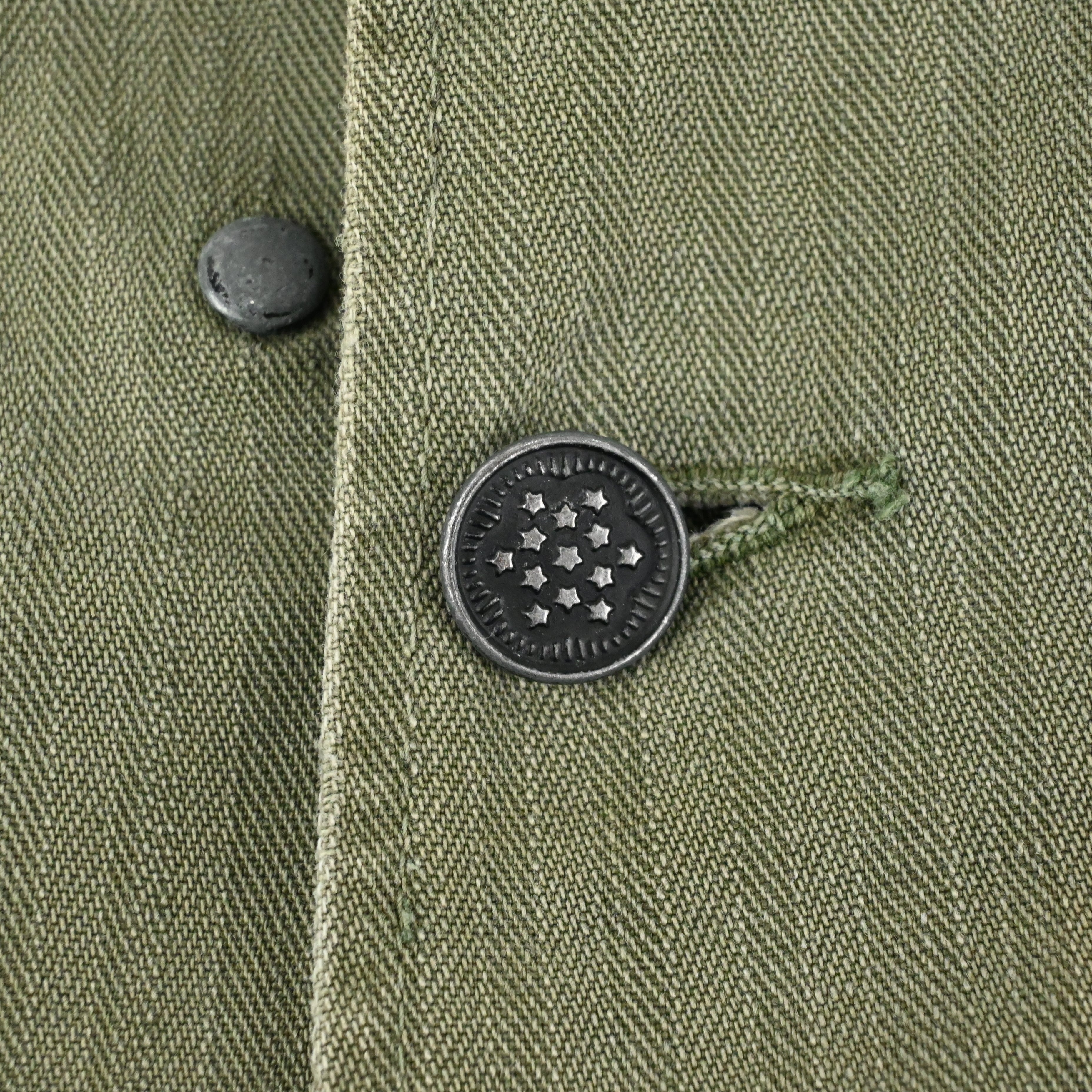 40’s US ARMY M-43 UTILITY JACKET HBT SIZE 38R