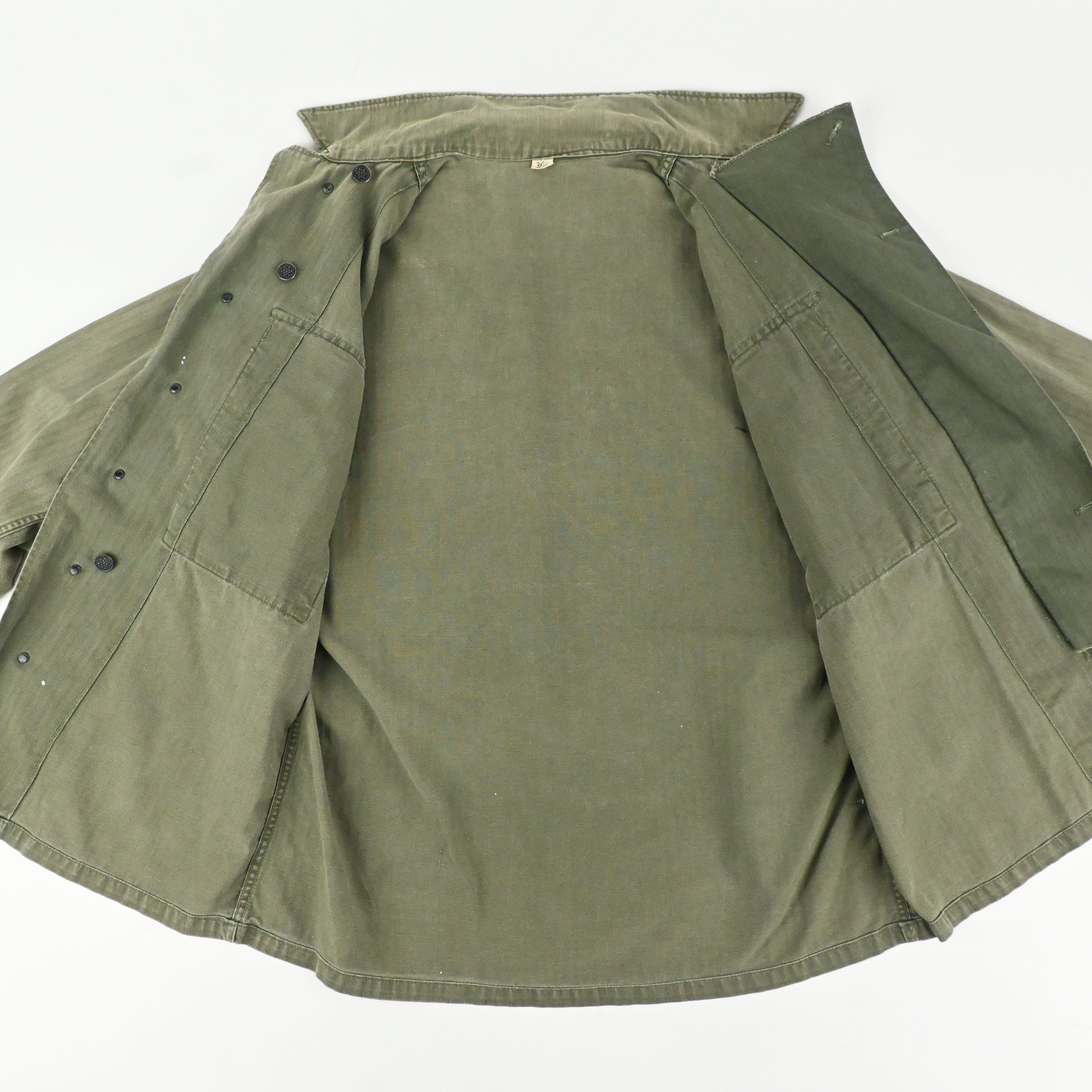 40’s US ARMY M-43 UTILITY JACKET HBT SIZE 38R