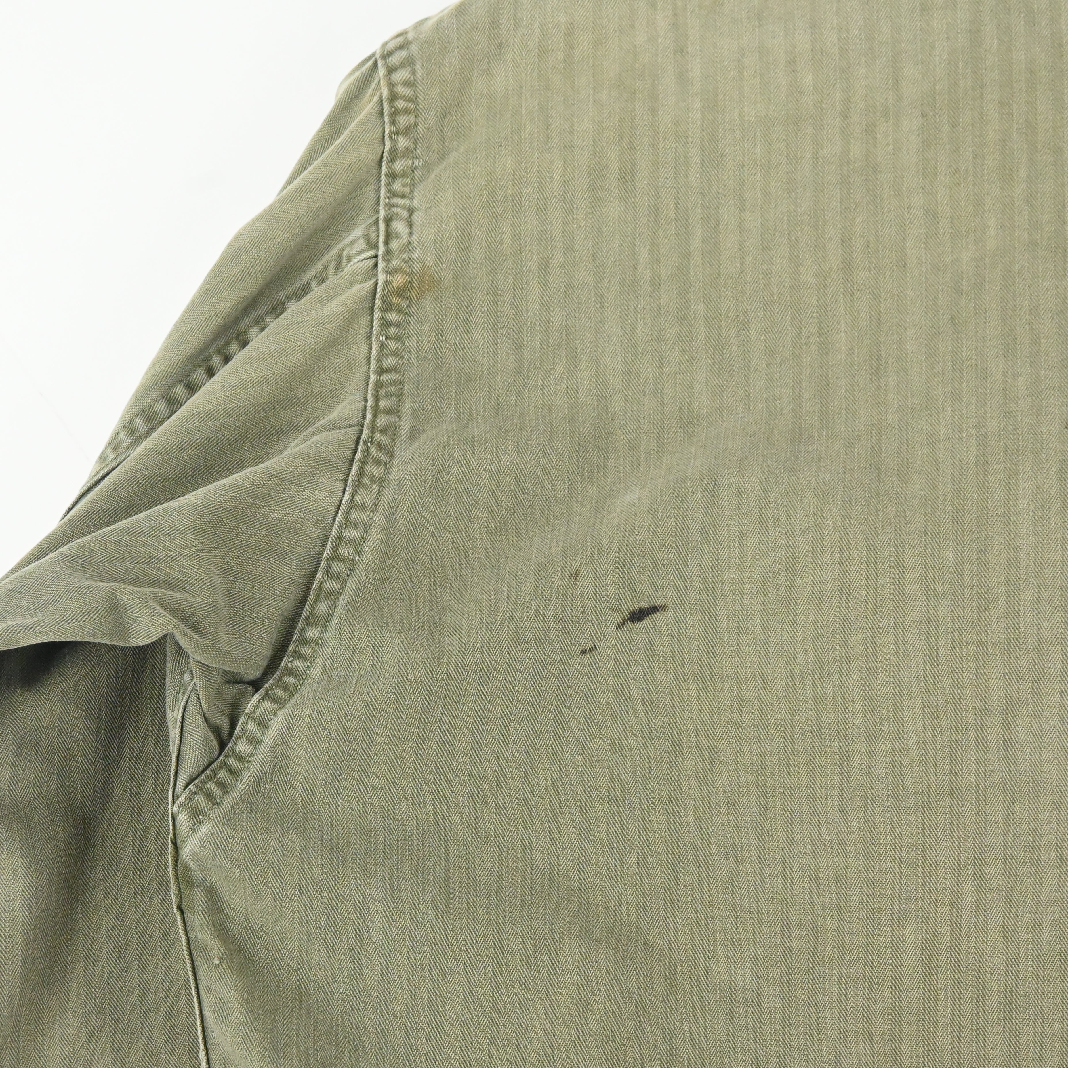 40’s US ARMY M-43 UTILITY JACKET HBT SIZE 38R
