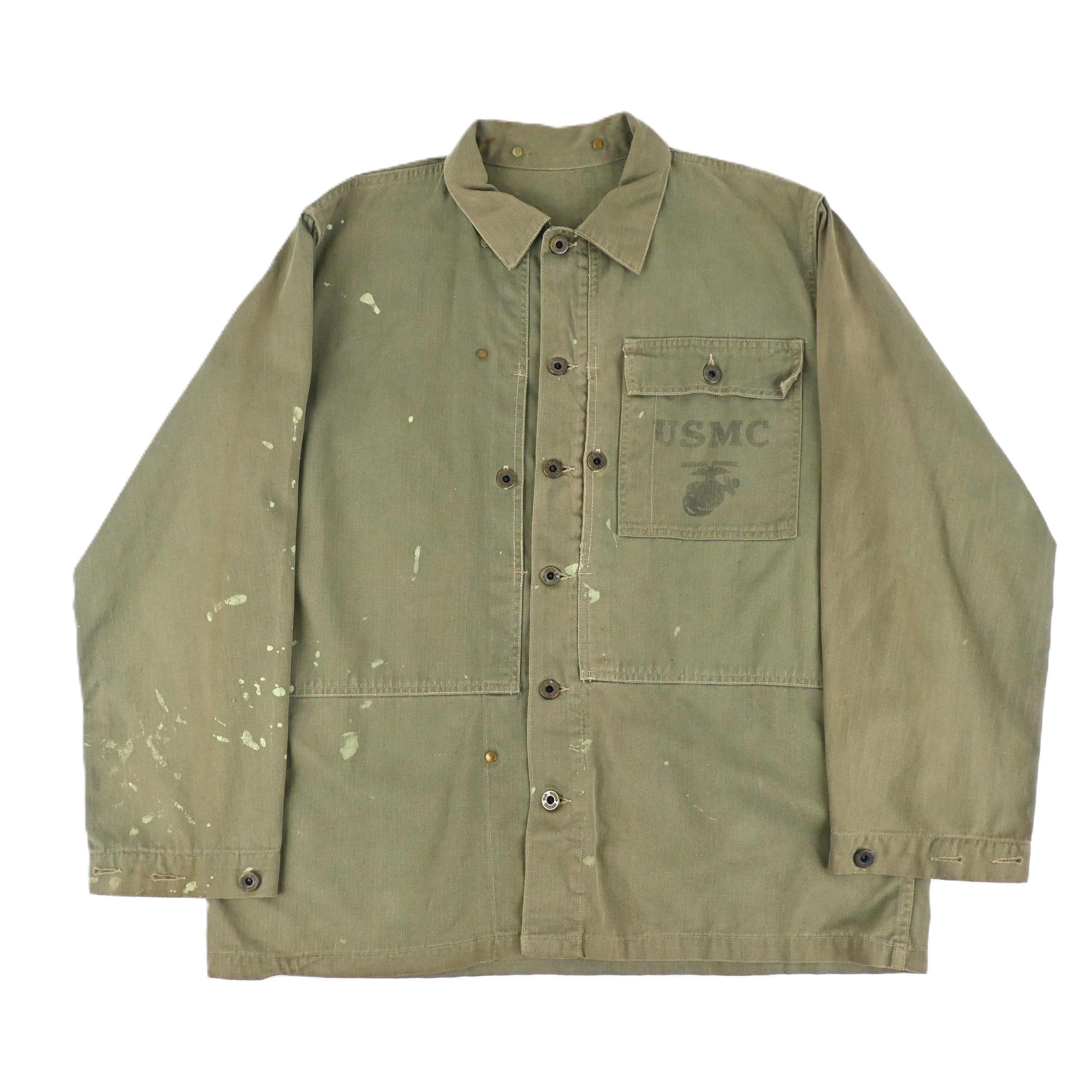 40’s U.S.M.C. P-44 UTILITY JACKET HBT SIZE 40