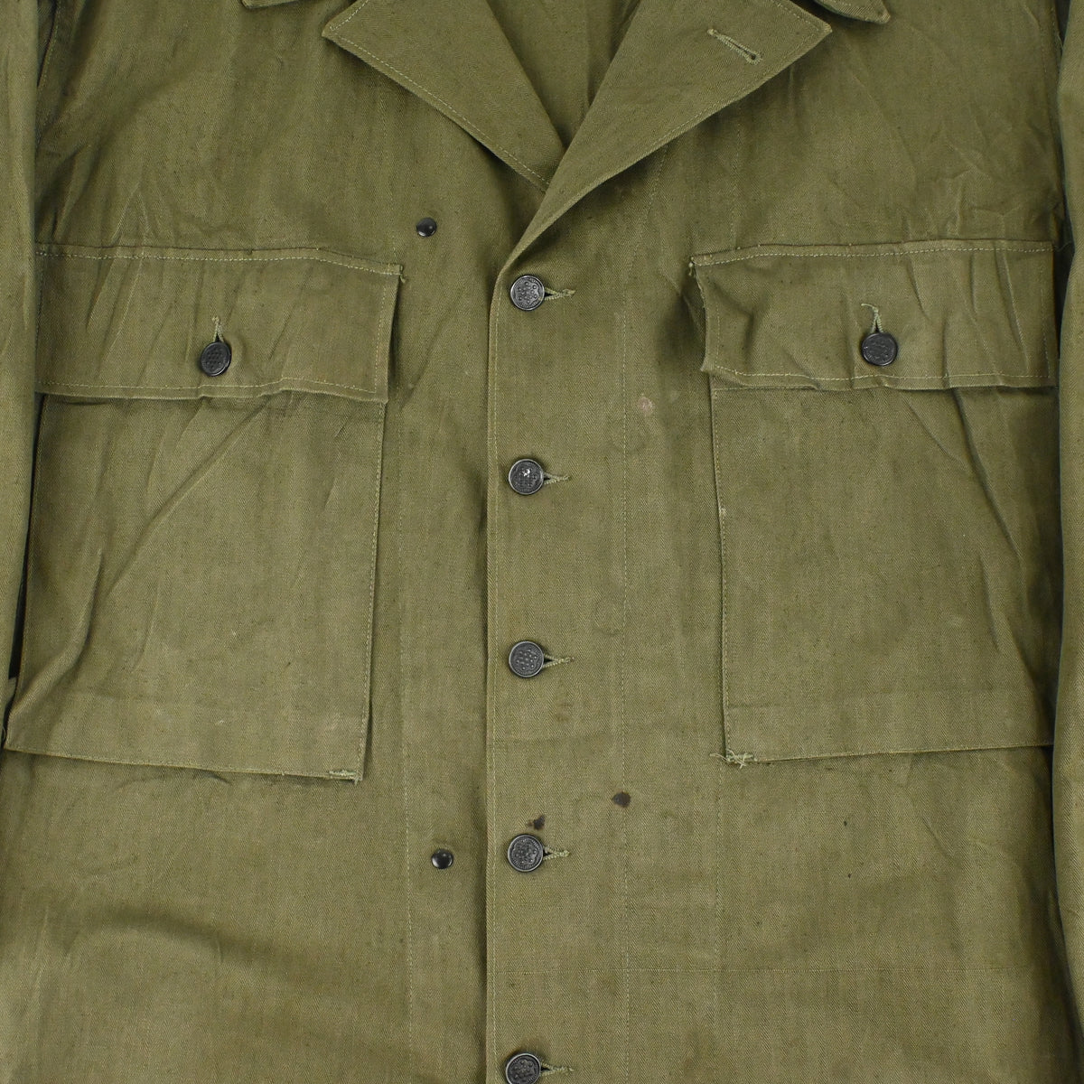 40’s US ARMY M-43 UTILITY JACKET HBT SIZE 40R NON WASH