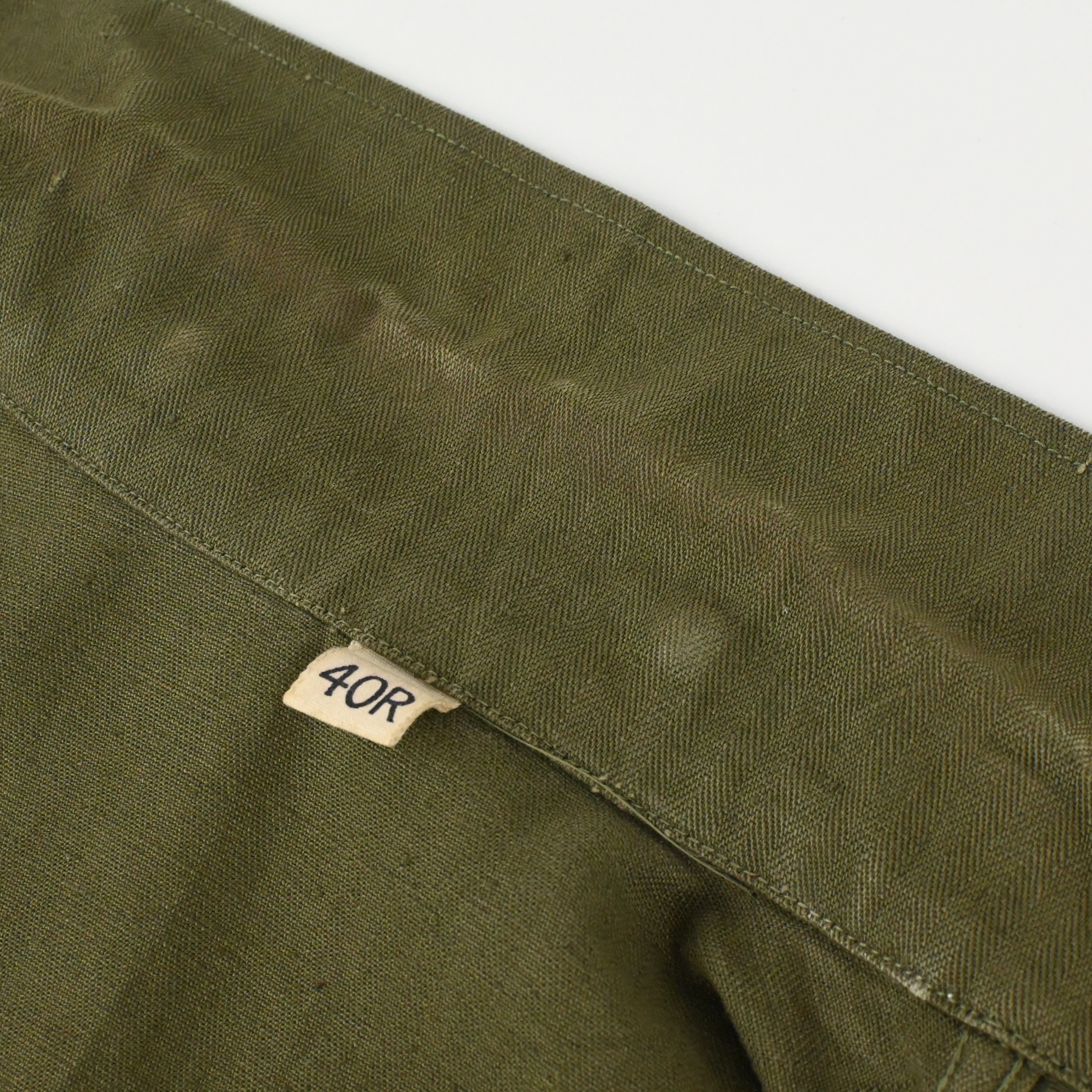 40’s US ARMY M-43 UTILITY JACKET HBT SIZE 40R NON WASH