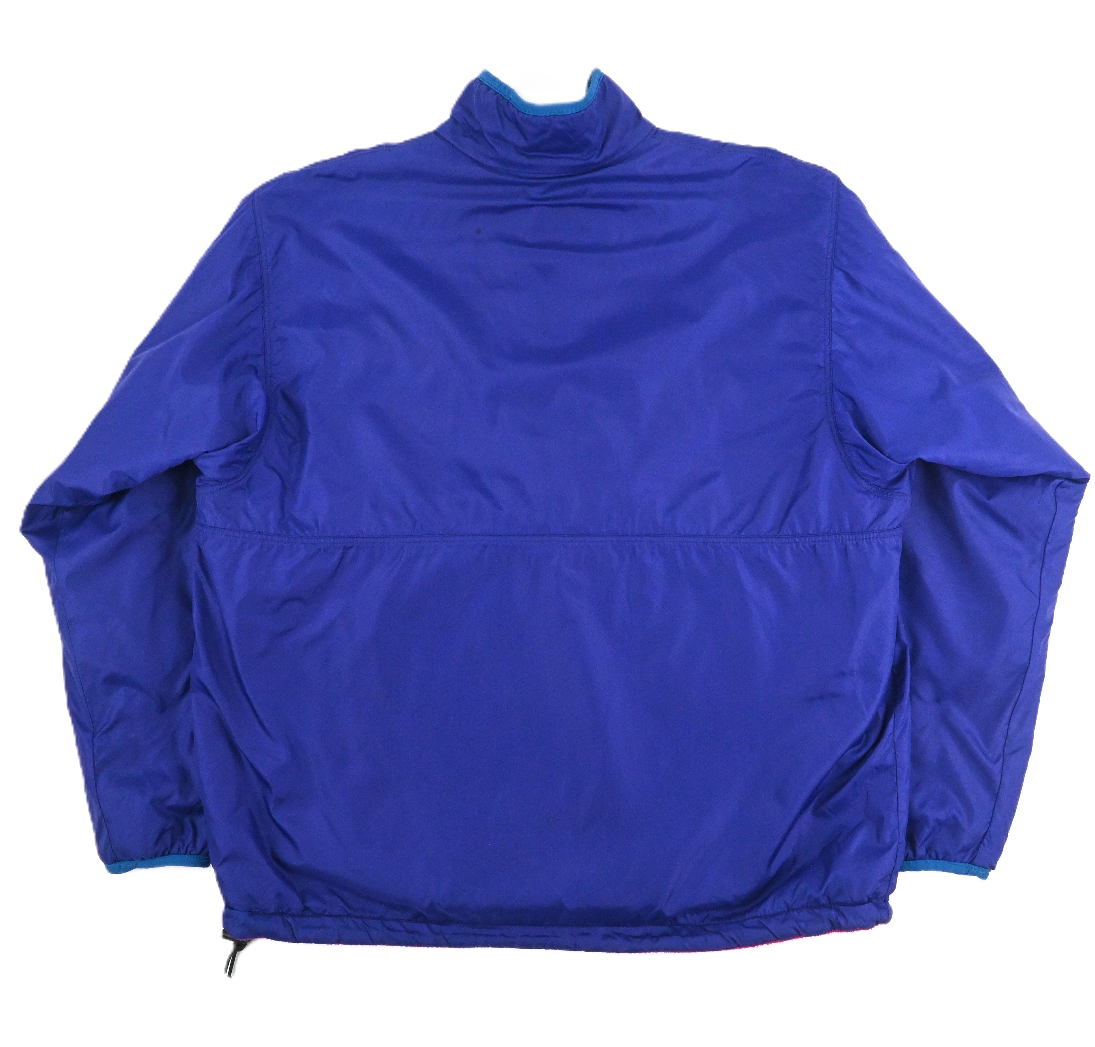 '91 Patagonia REVERSIBLE GLISSADE PULLOVER Bright Blue/Lobster