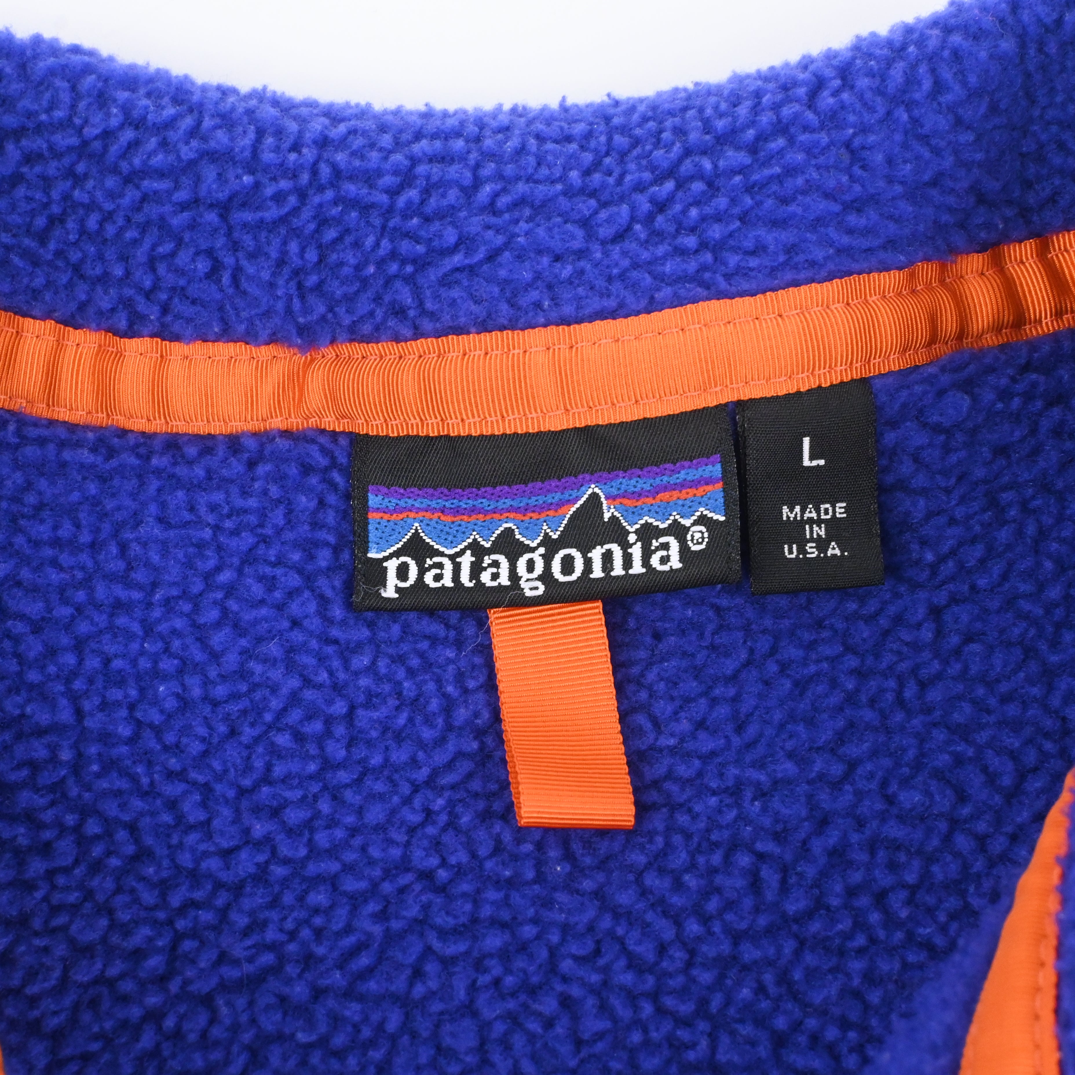 '91 Patagonia SYNCHILLA SNAP T-NECK Cobalt/Emerald