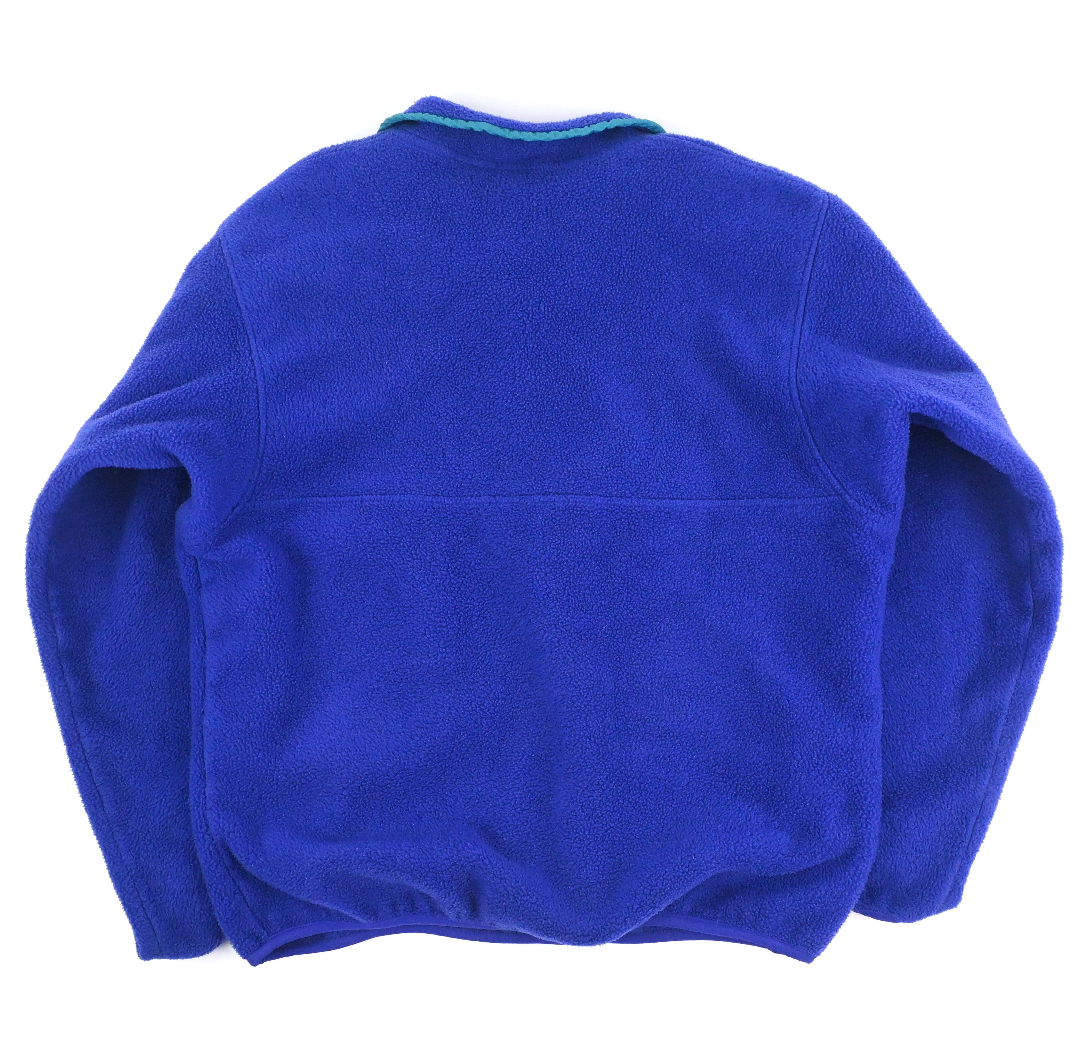 91 Patagonia SYNCHILLA SNAP T-NECK Cobalt/Emerald