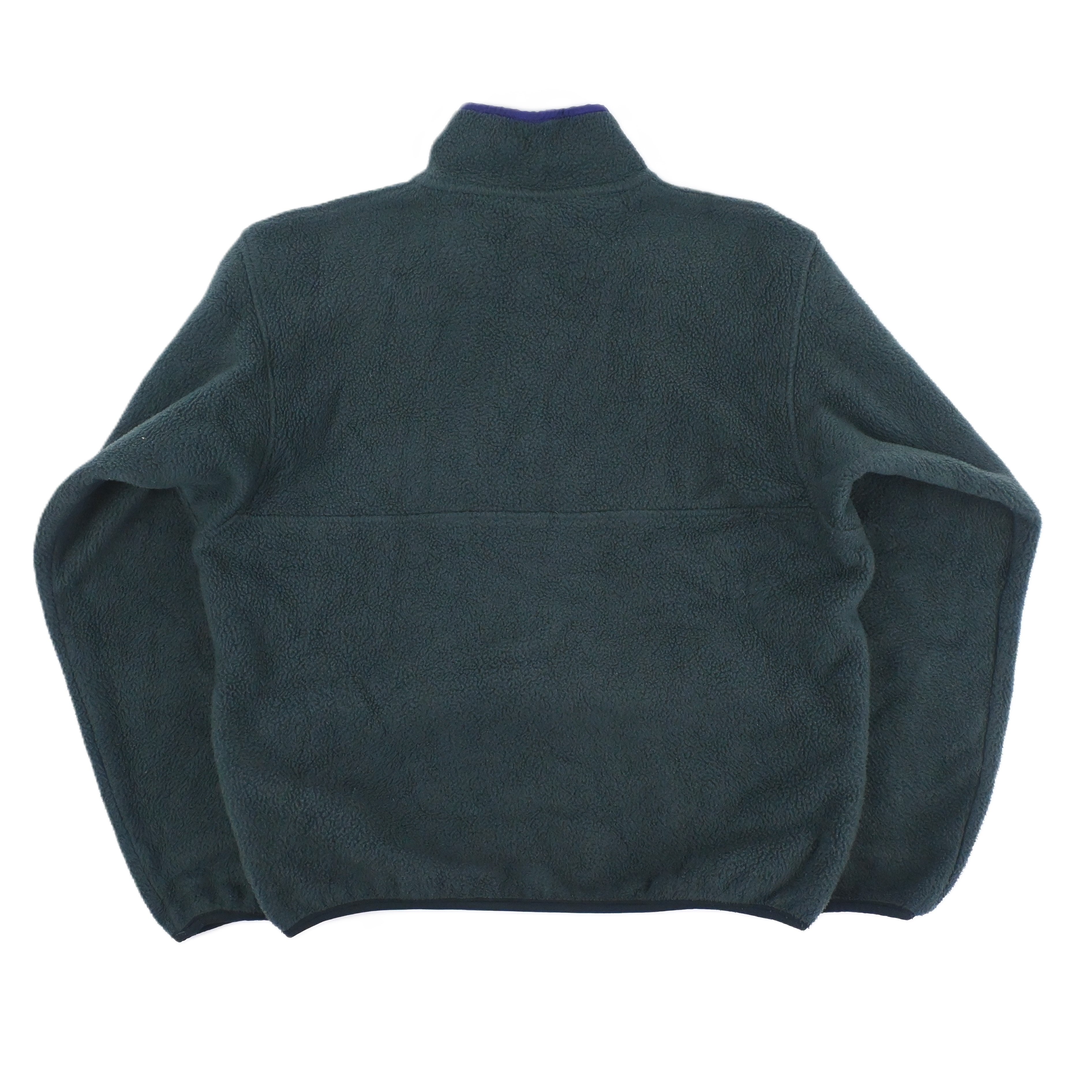 '90 Patagonia SYNCHILLA SNAP T-NECK Hunter Green/Eggplant