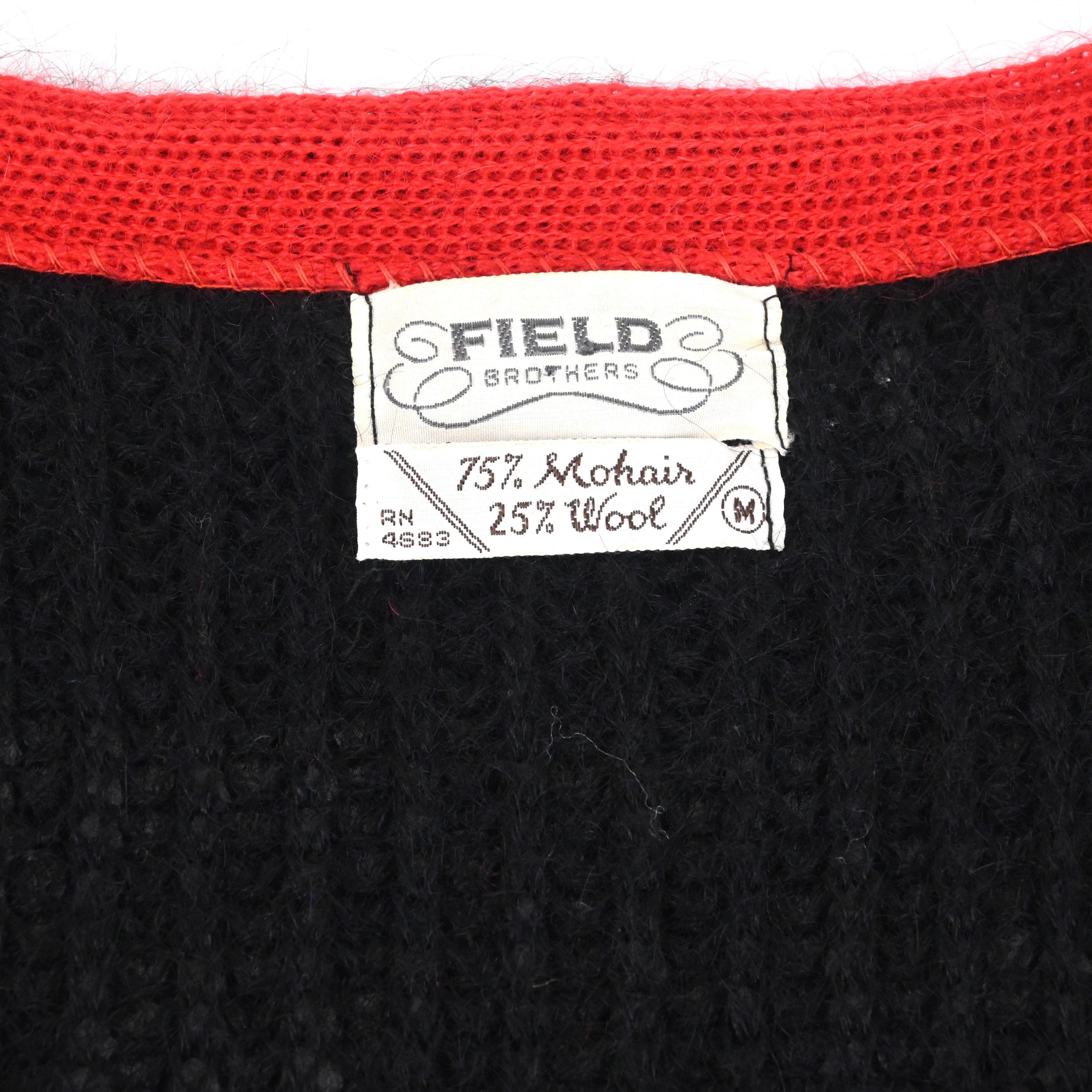 60’s FIELD BROTHERS Mohair Cardigan SIZE M