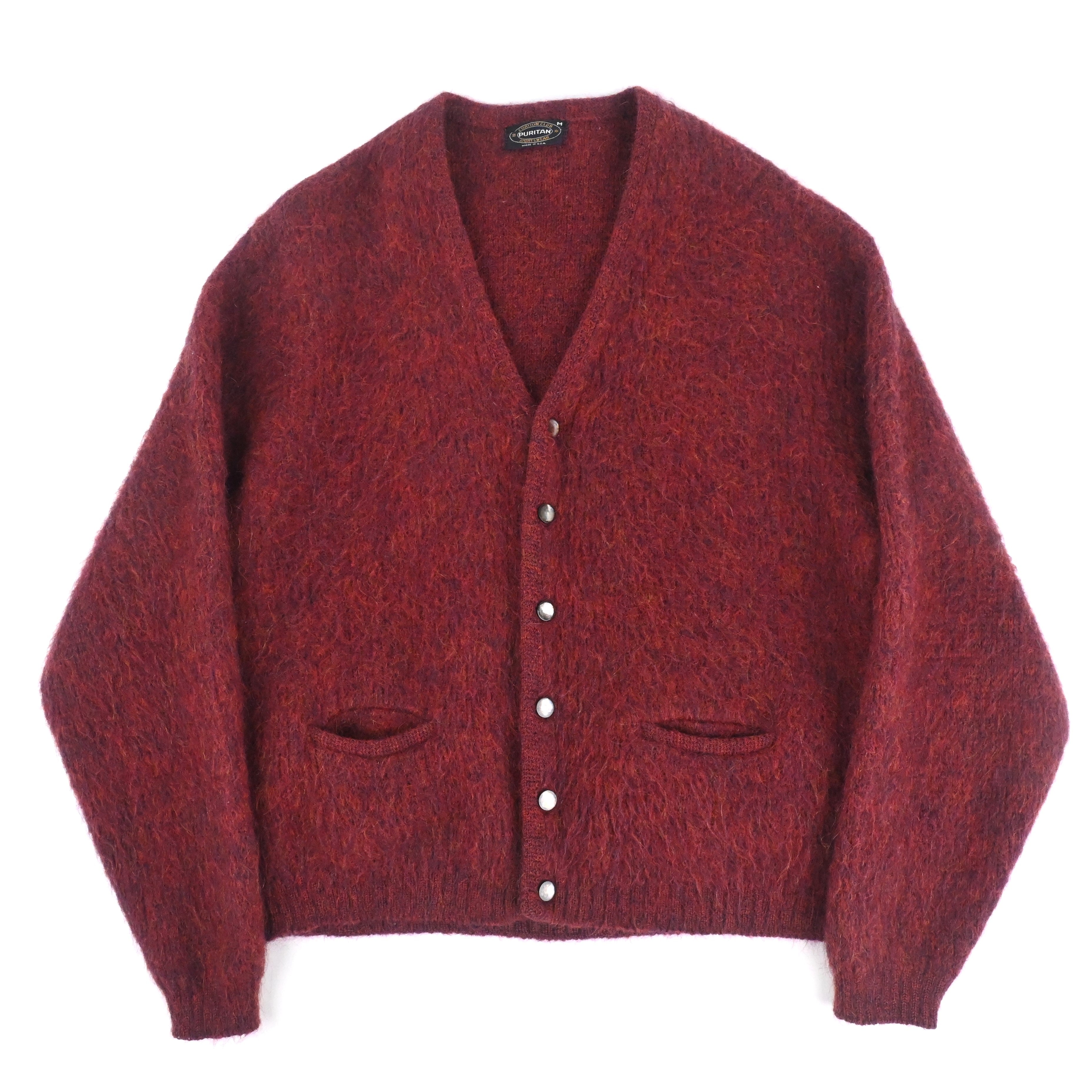 60's PURITAN Mohair Cardigan SIZE M