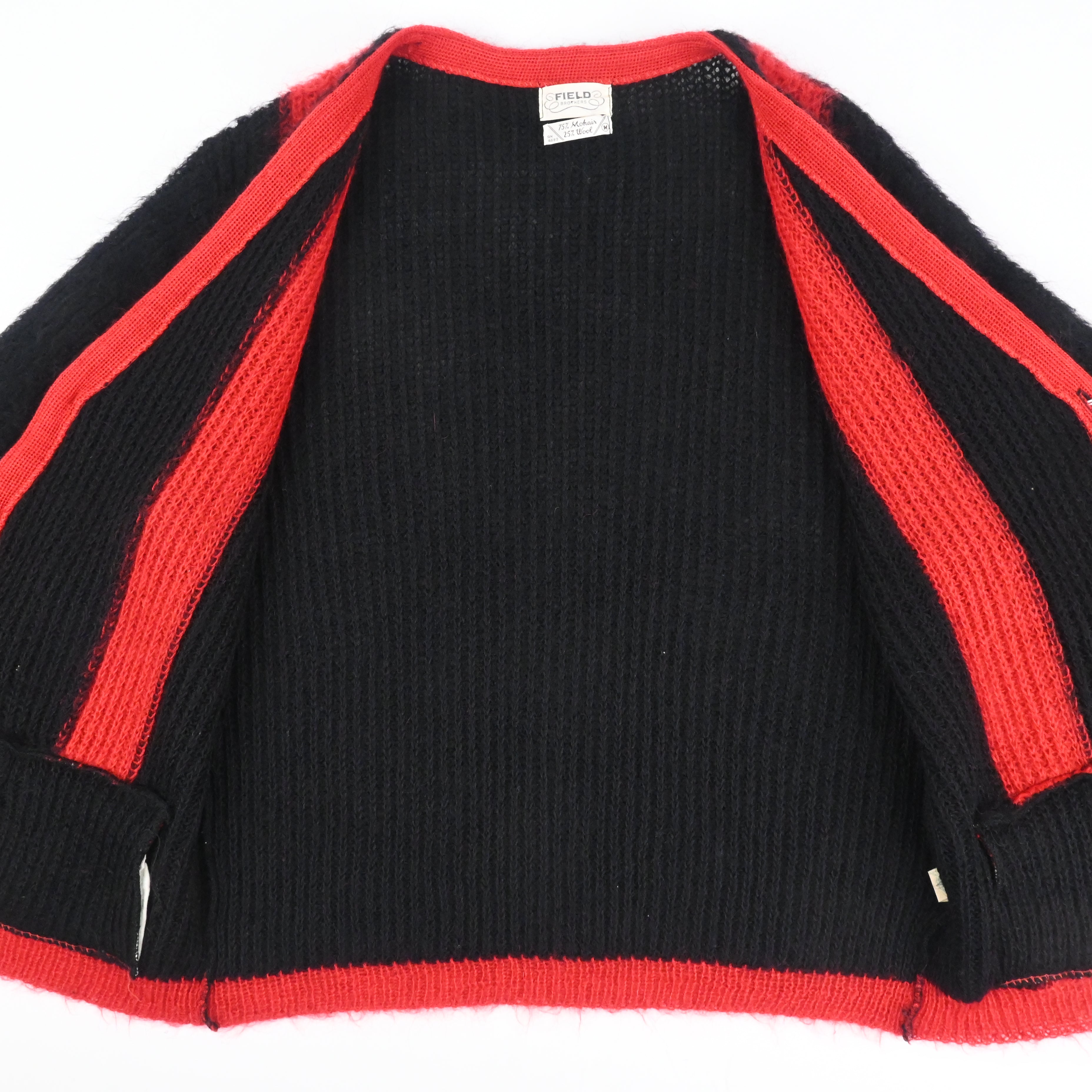 60’s FIELD BROTHERS Mohair Cardigan SIZE M