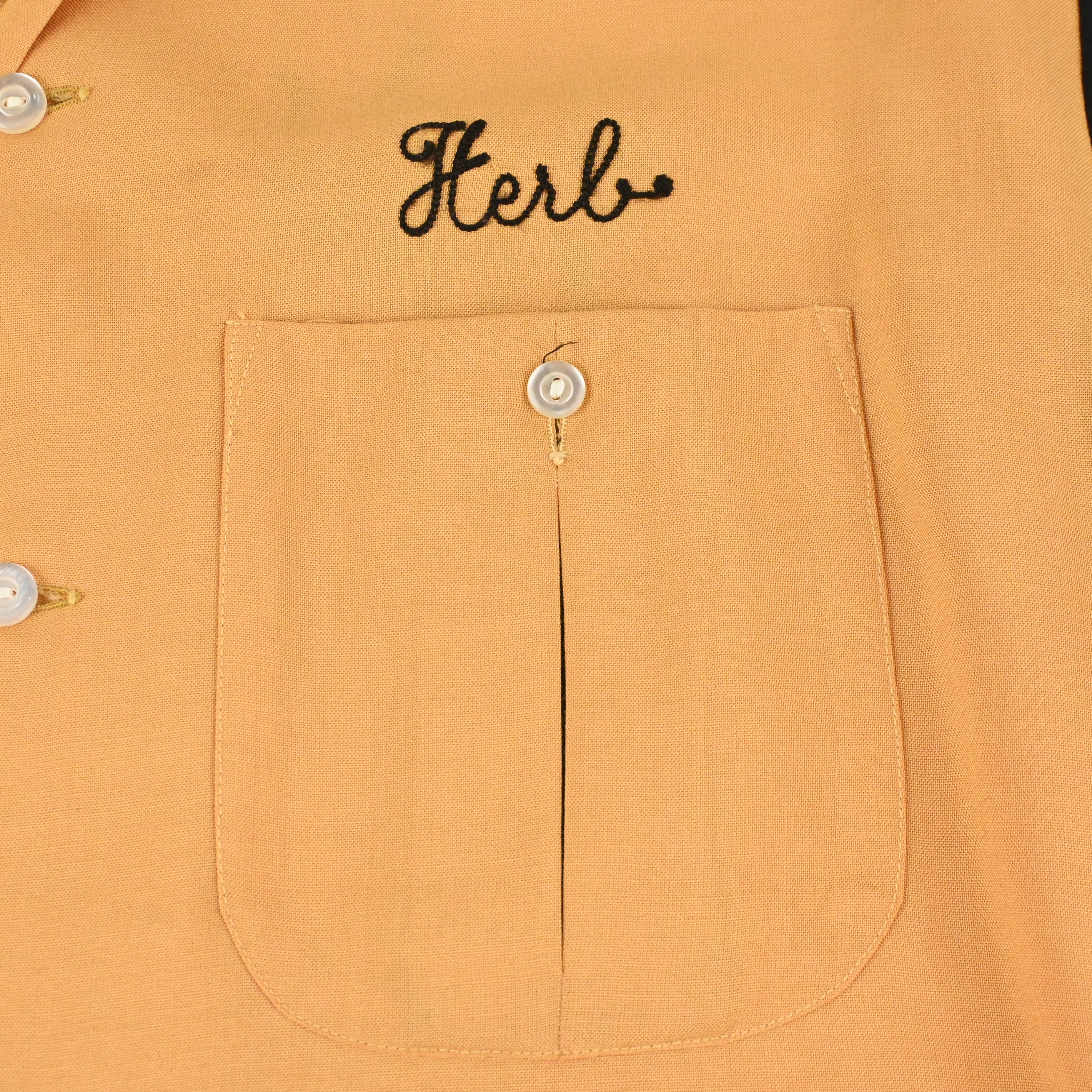 60's LYMPIAN BOWLING SHIRT SIZE M