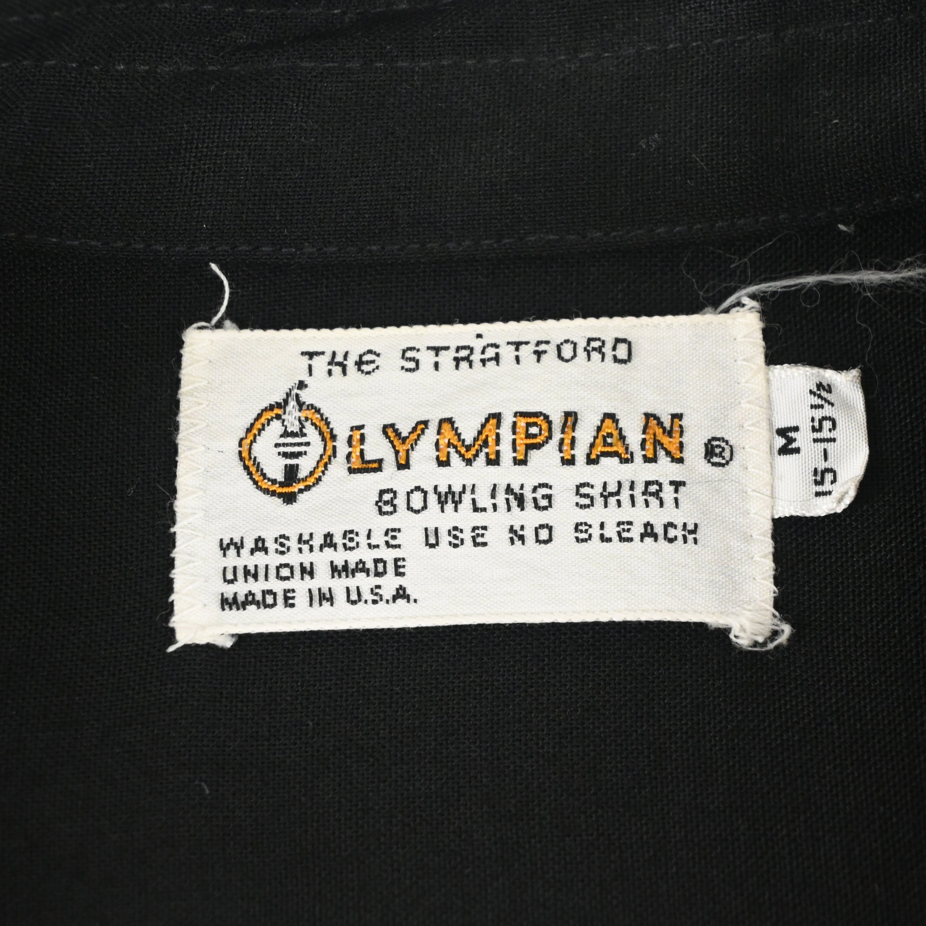 60's LYMPIAN BOWLING SHIRT SIZE M