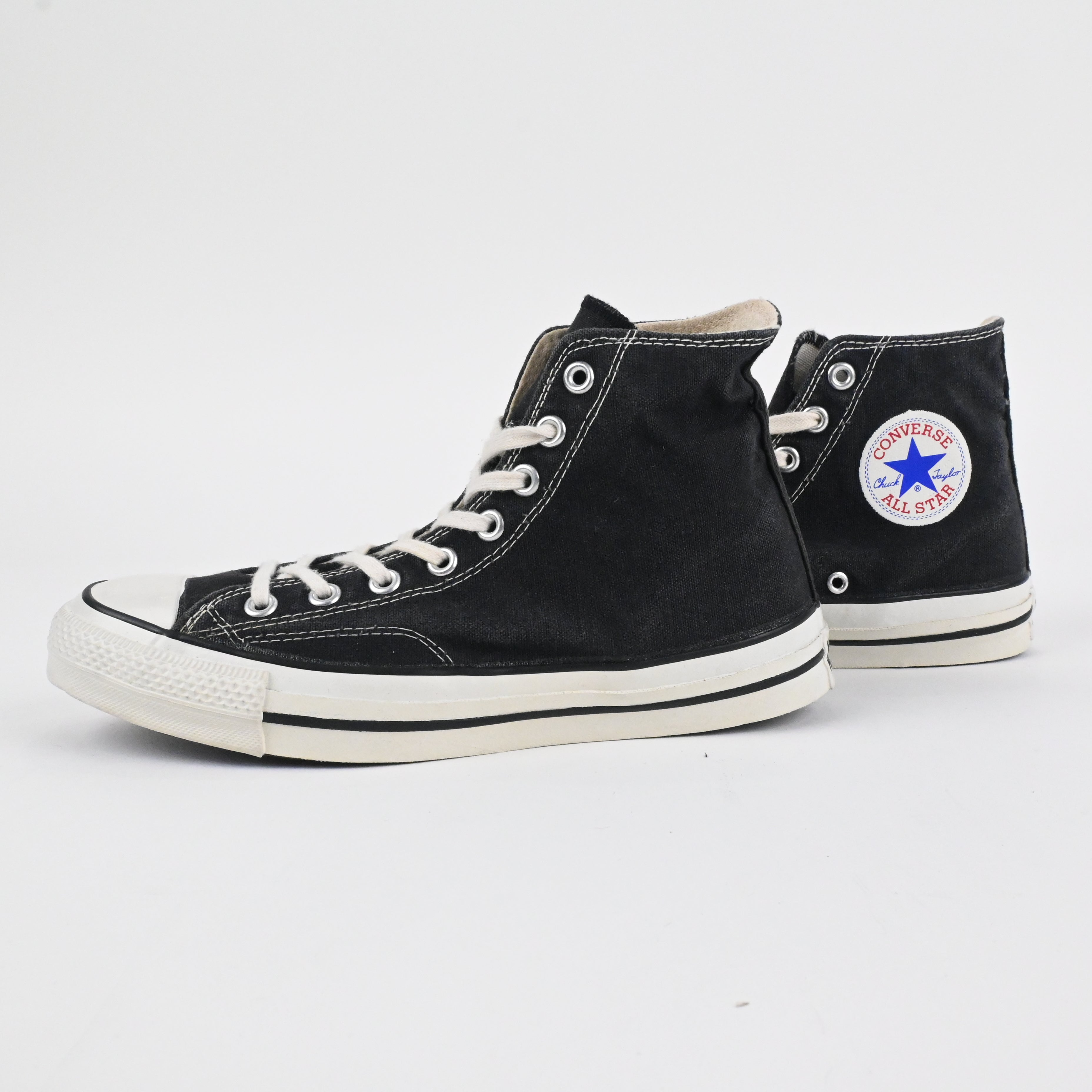 70's Converse ALL STAR HI Black SIZE 8 DEAD STOCK