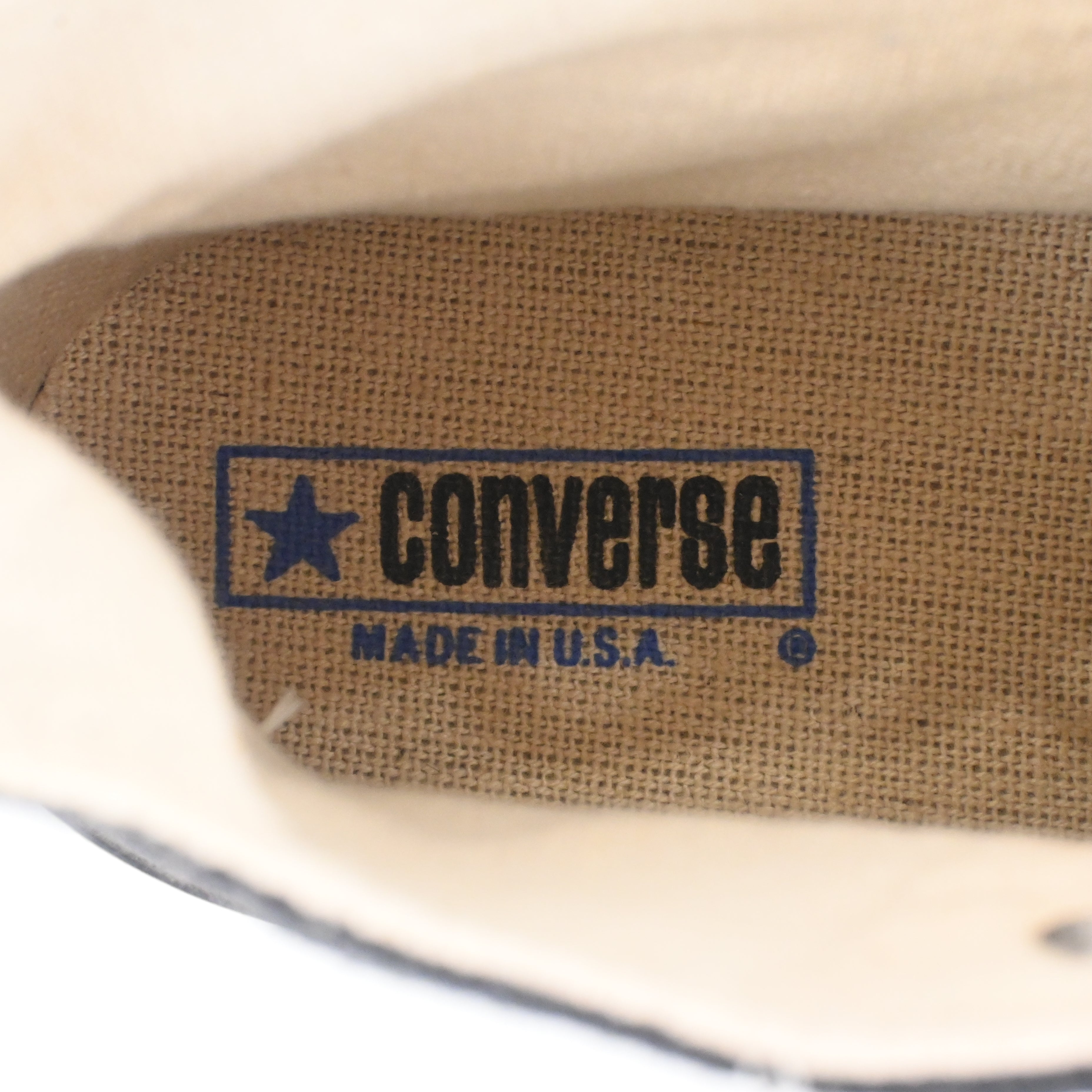 70's Converse ALL STAR HI Black SIZE 8 DEAD STOCK