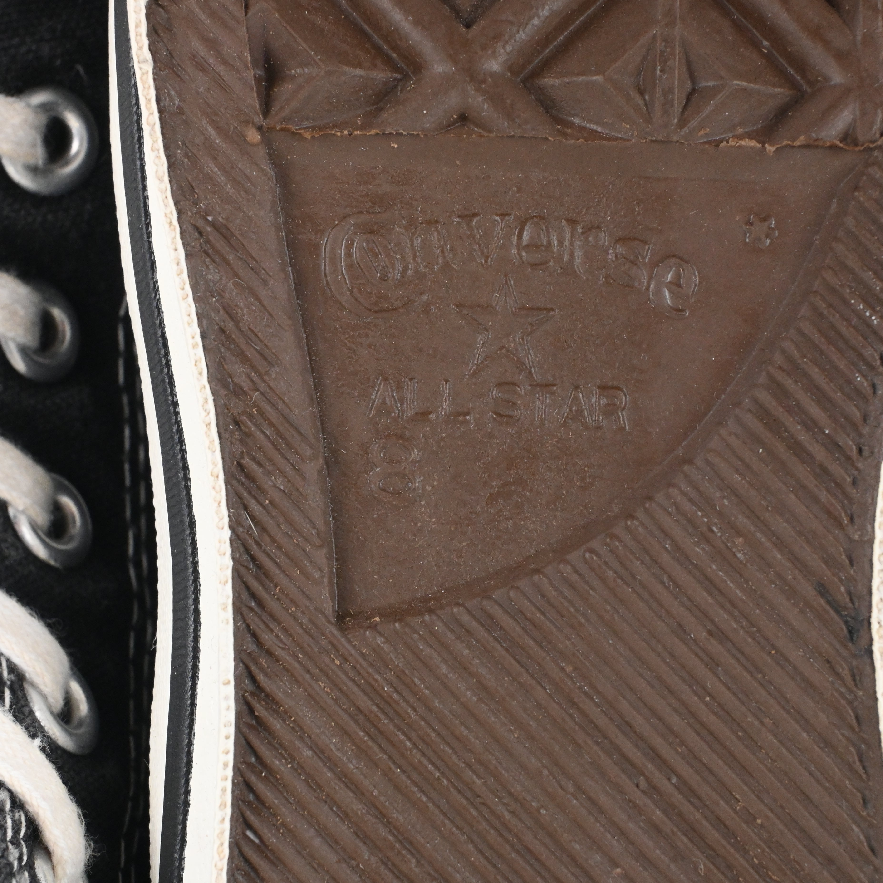 70's Converse ALL STAR HI Black SIZE 8 DEAD STOCK