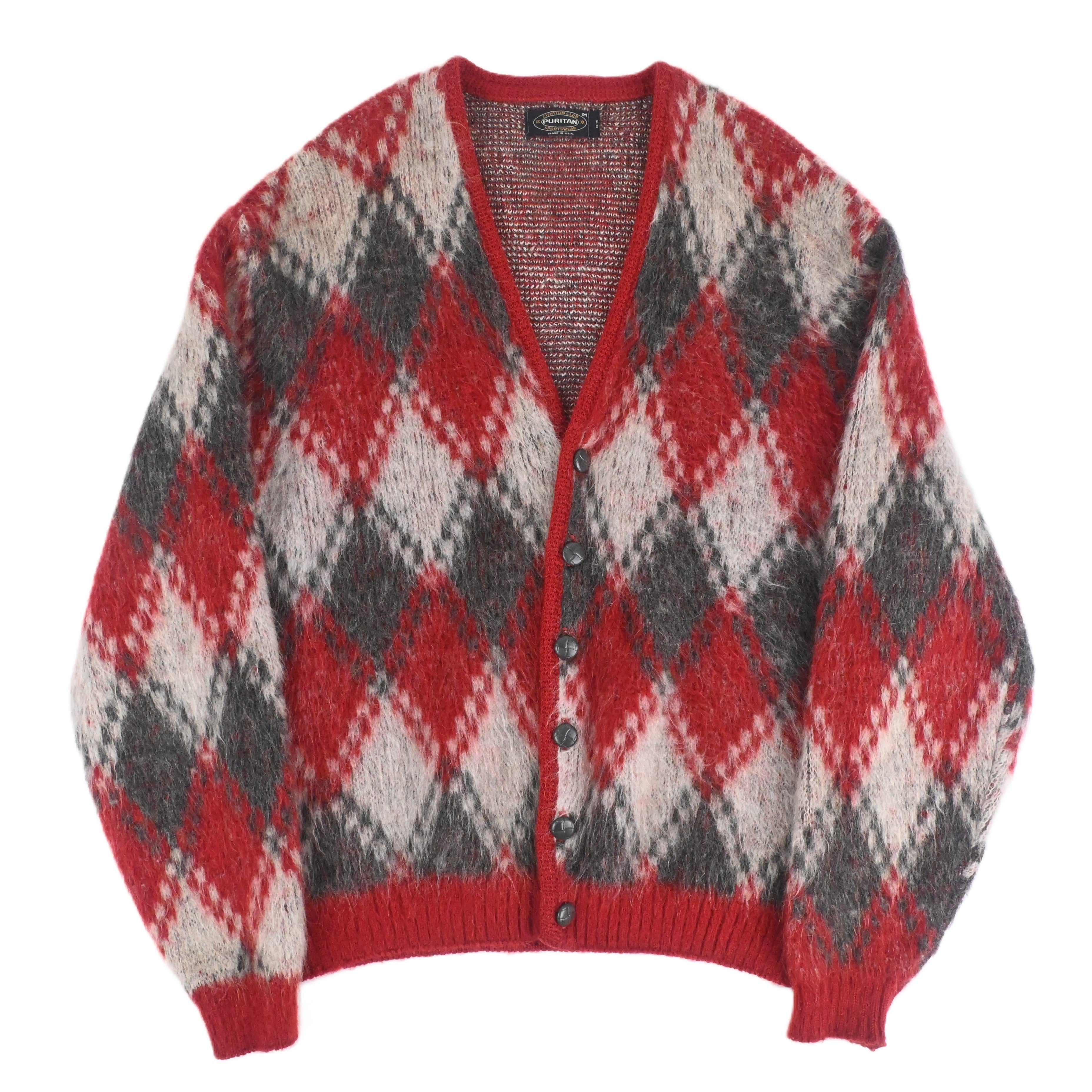 60's PURITAN Mohair Cardigan SIZE M