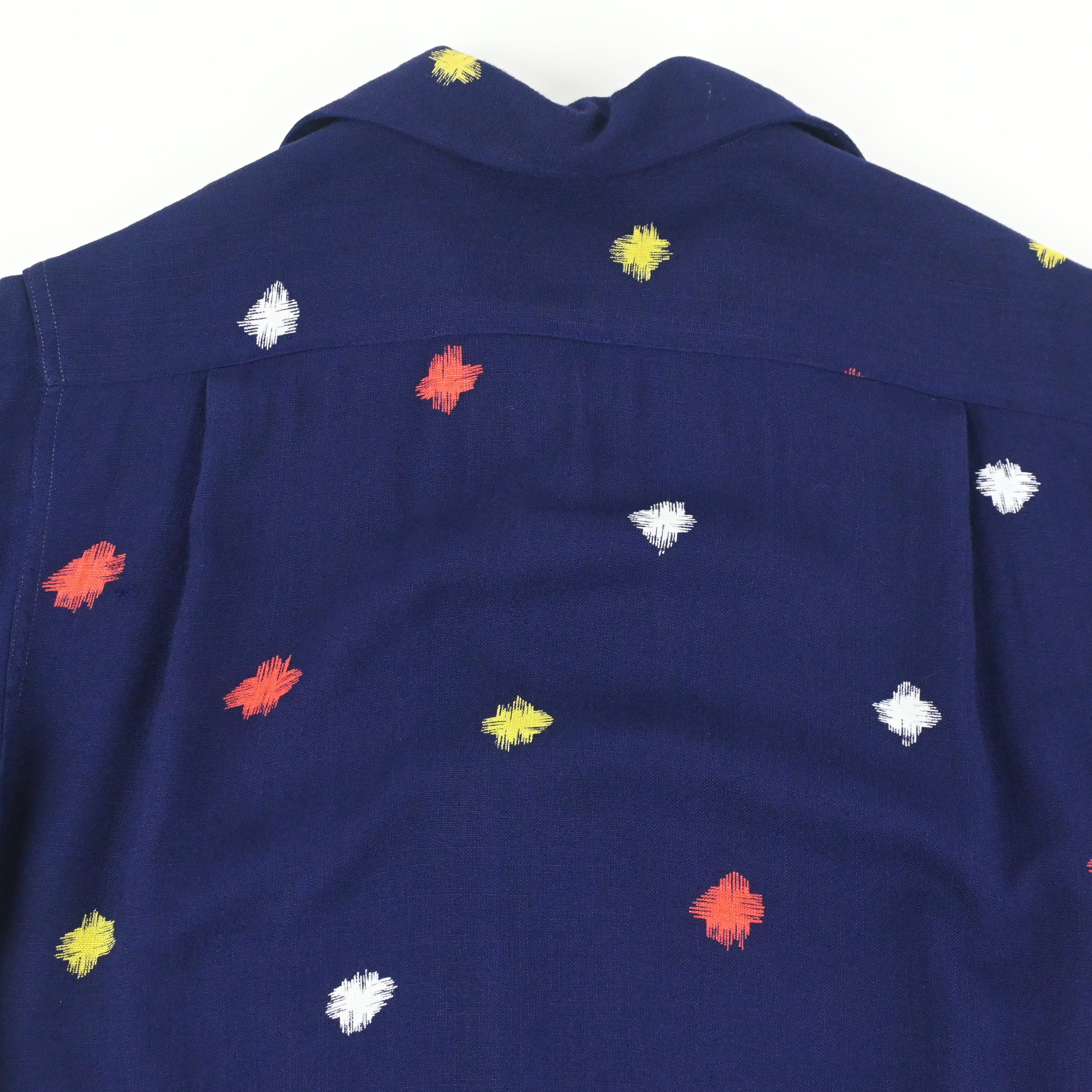 40's BLOCK'S SOUTHLAND SPORTSWEAR ATOMIC LOOP COLLAR SHIRT SIZE S