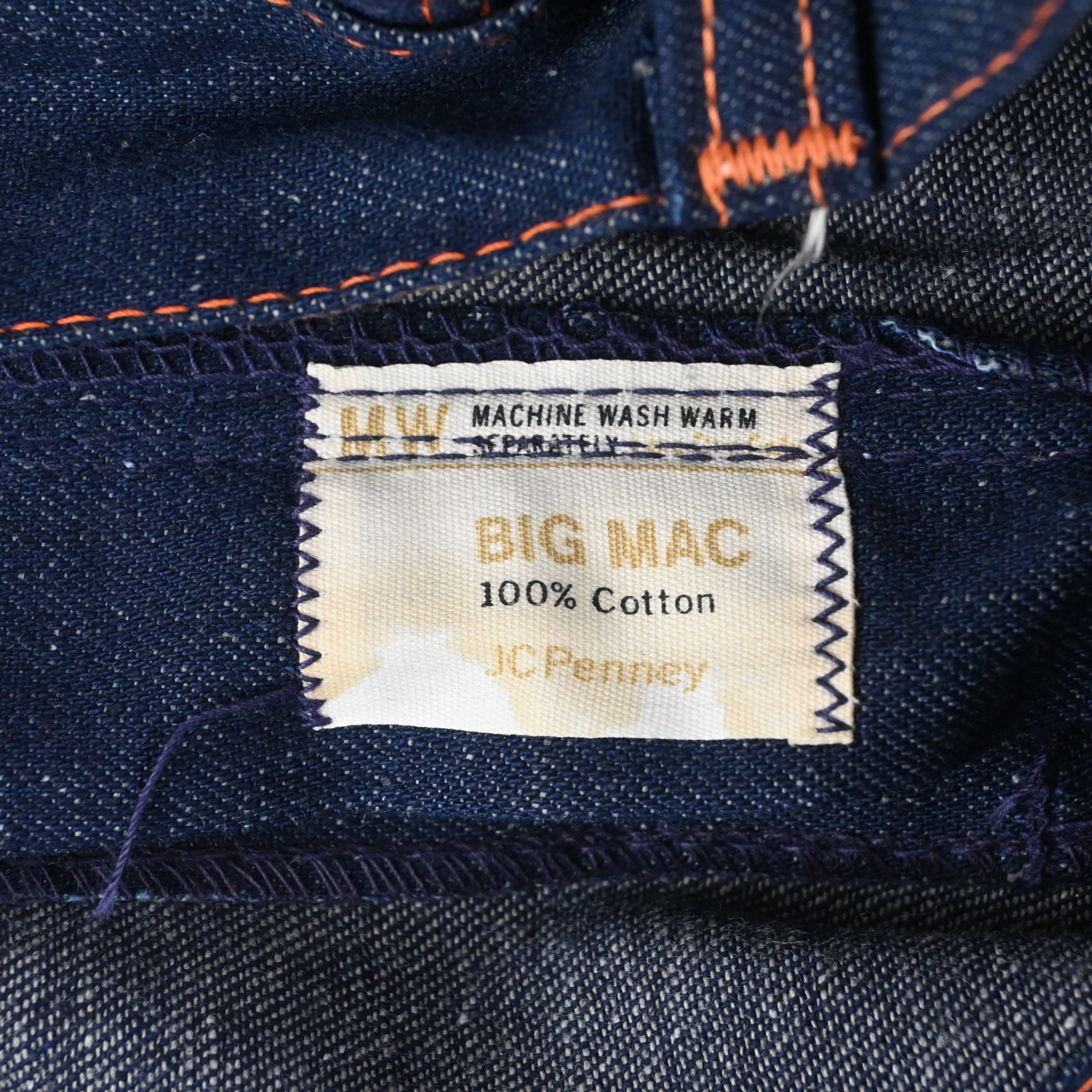 60's Penney's BIGMAC denim painter pants W34 L29 DEADSTOCK
