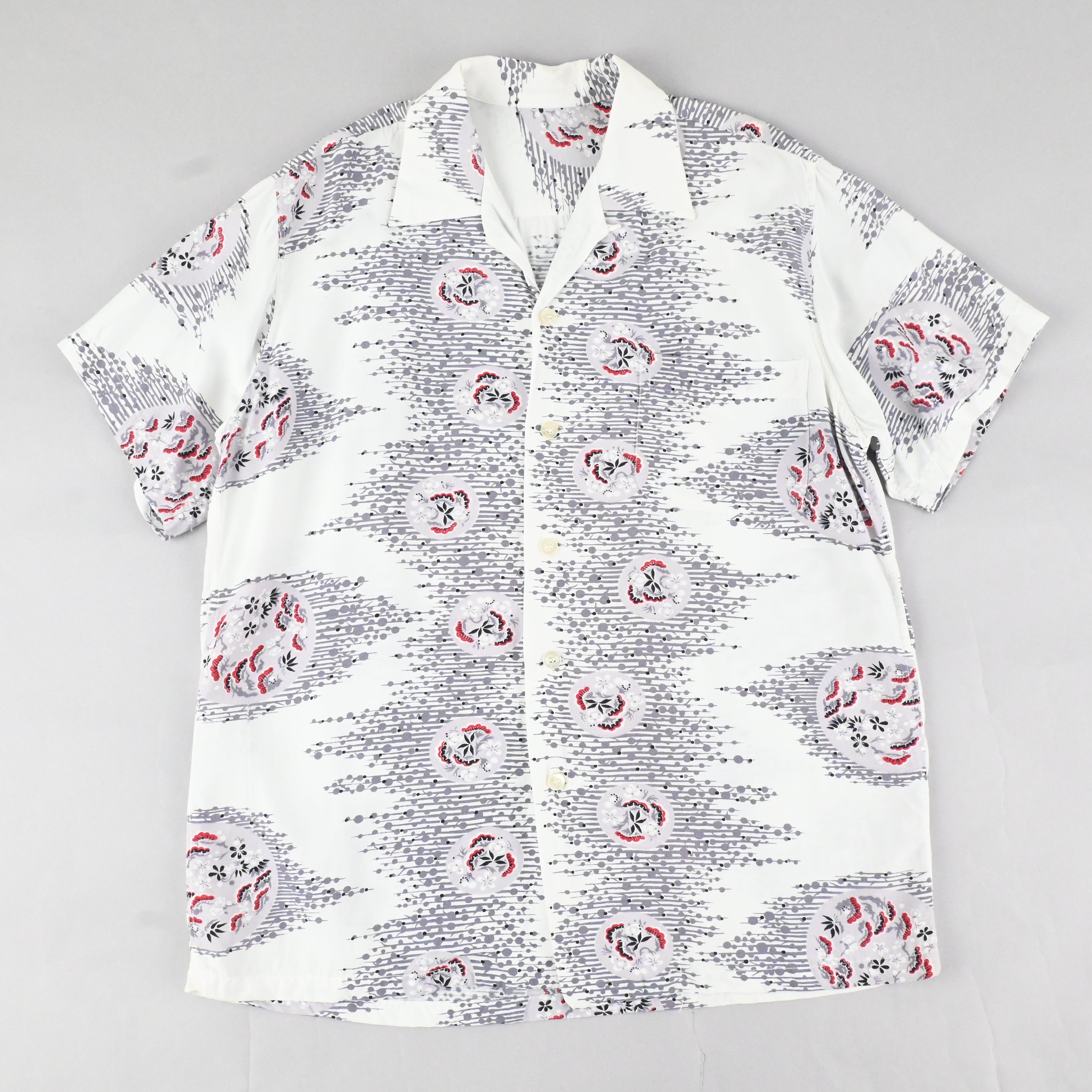 50's DUKE KAHANAMOKU HAWAIIAN SHIRT SIZE M