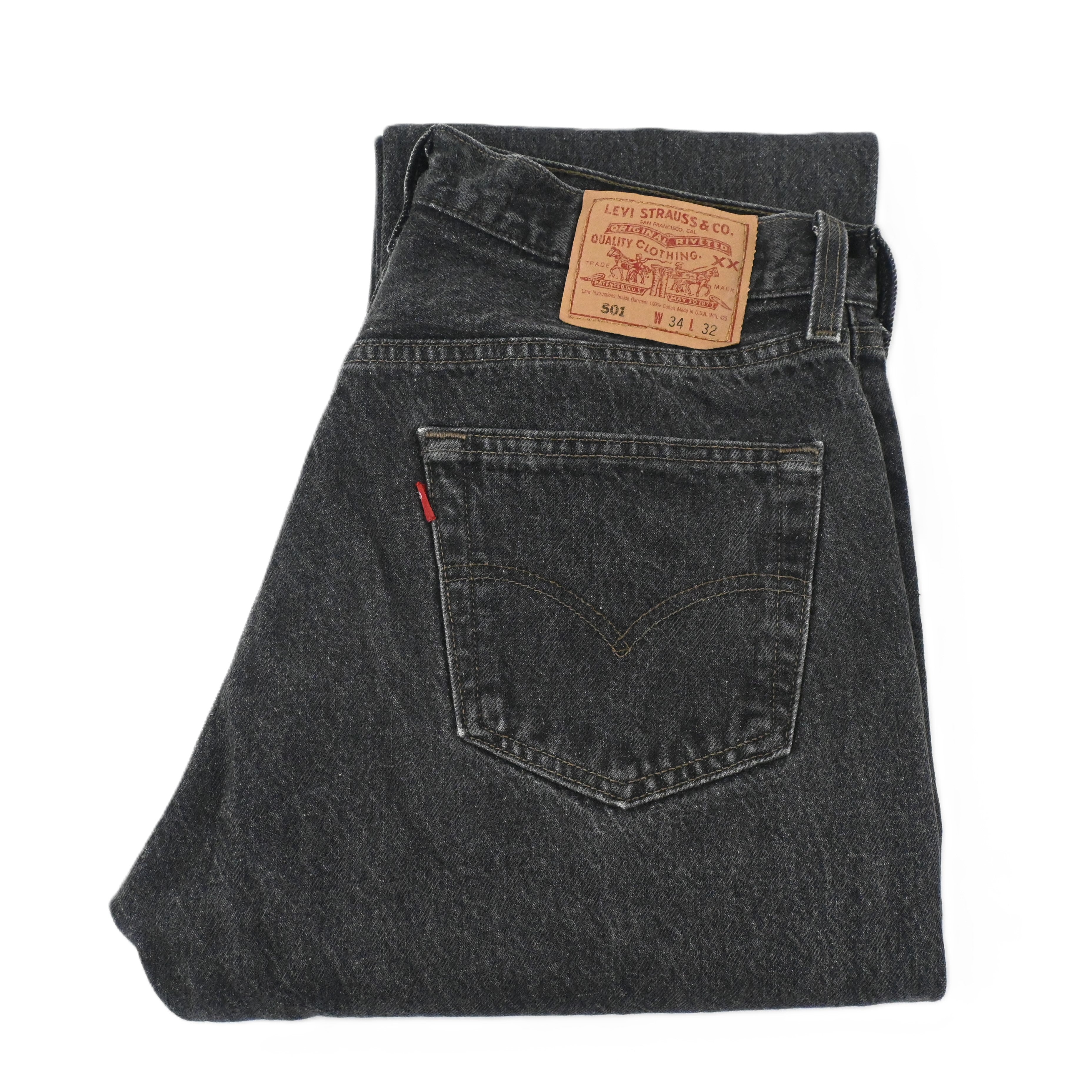 '95 LEVI'S 501-0658 BLACK W34 L32