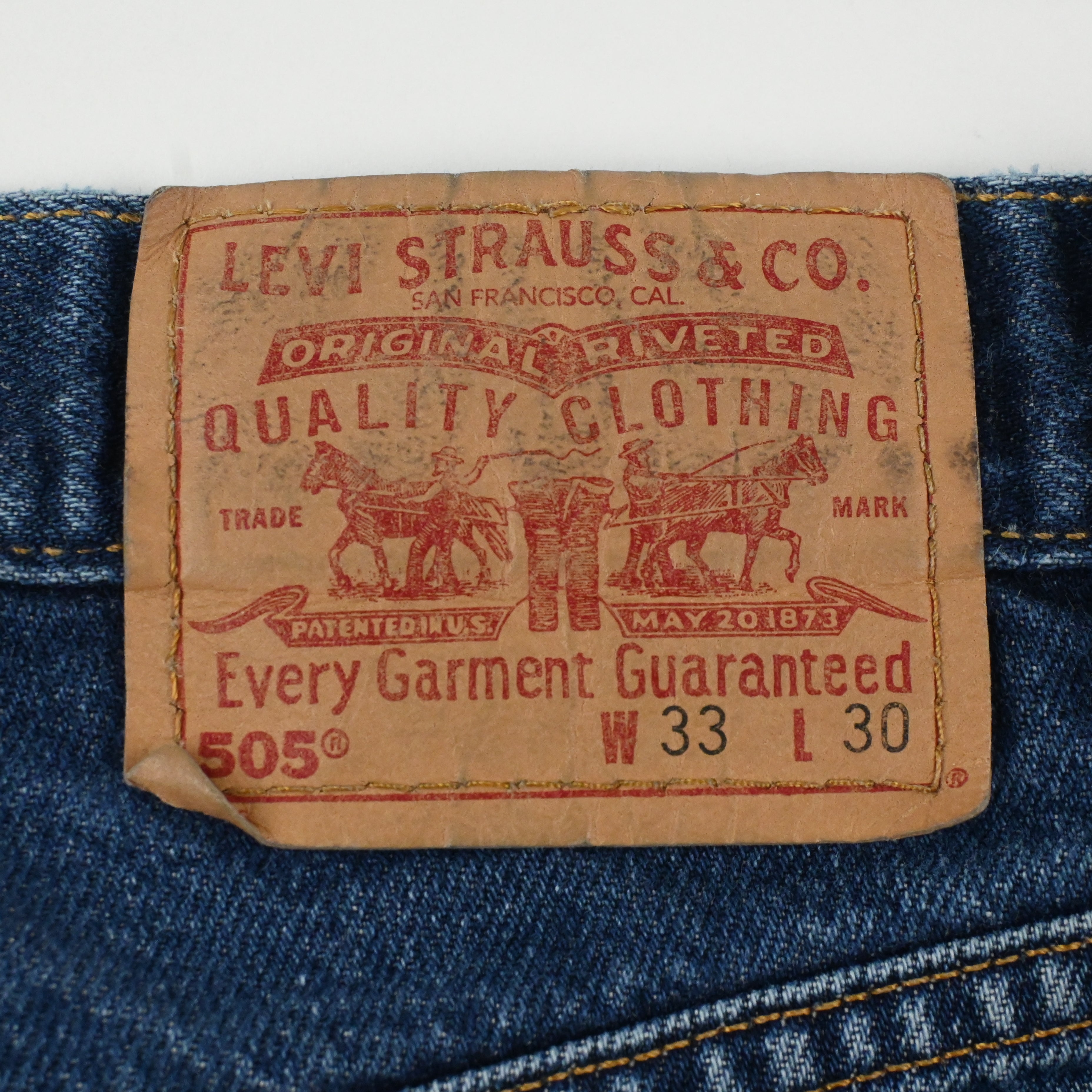 '02 LEVI'S 505-0216 W33 L30
