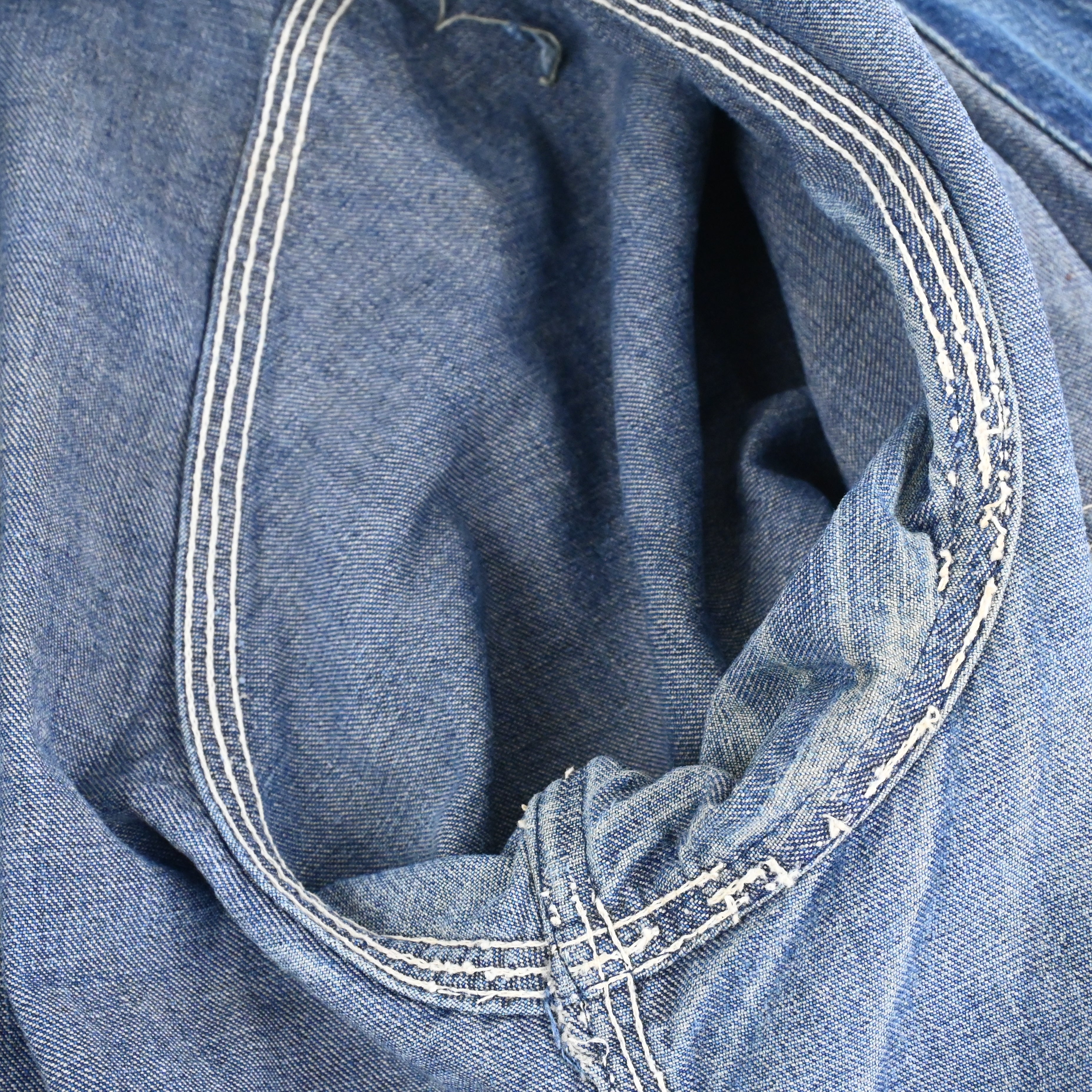 ステッチ飛び（裏）