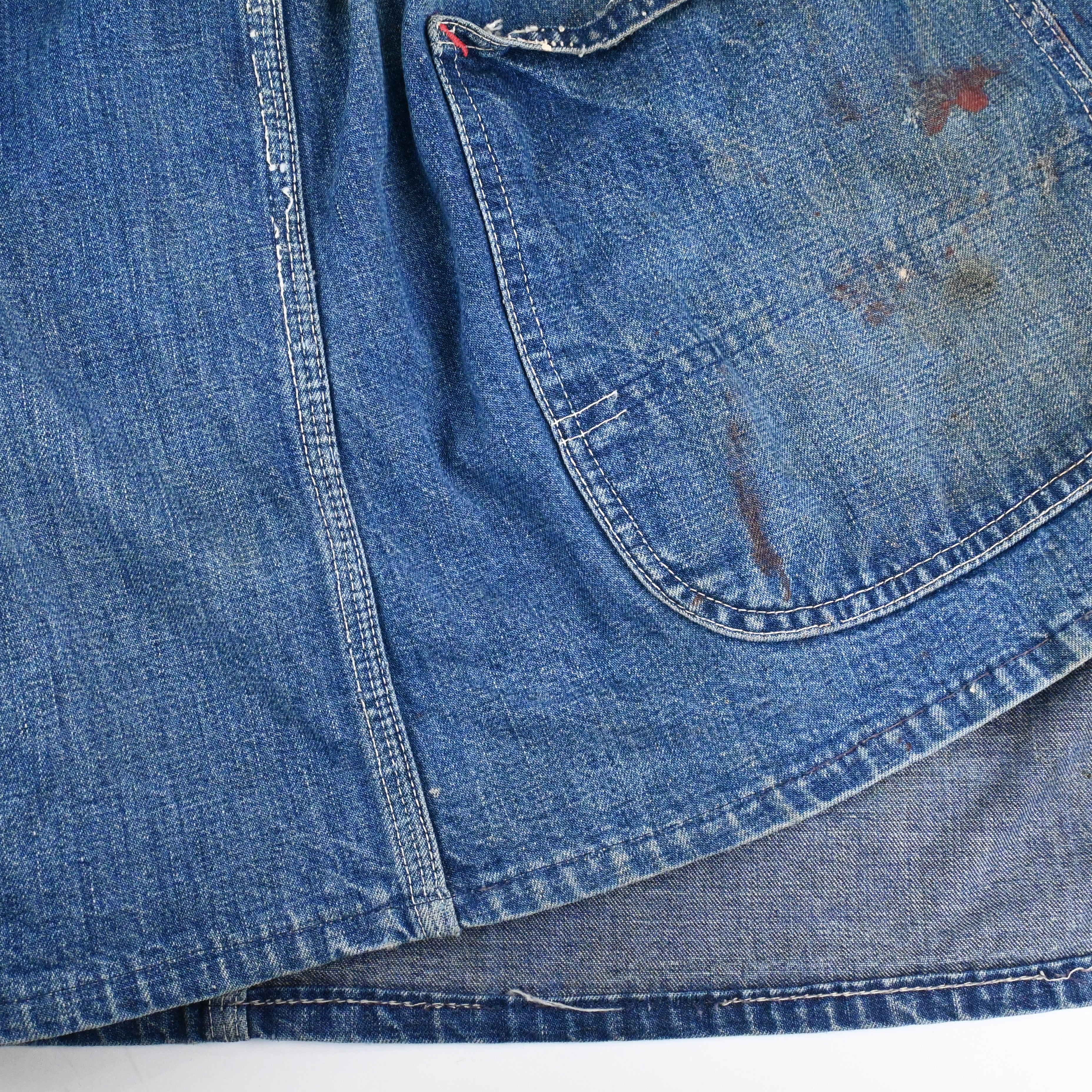 ステッチ飛び（表）