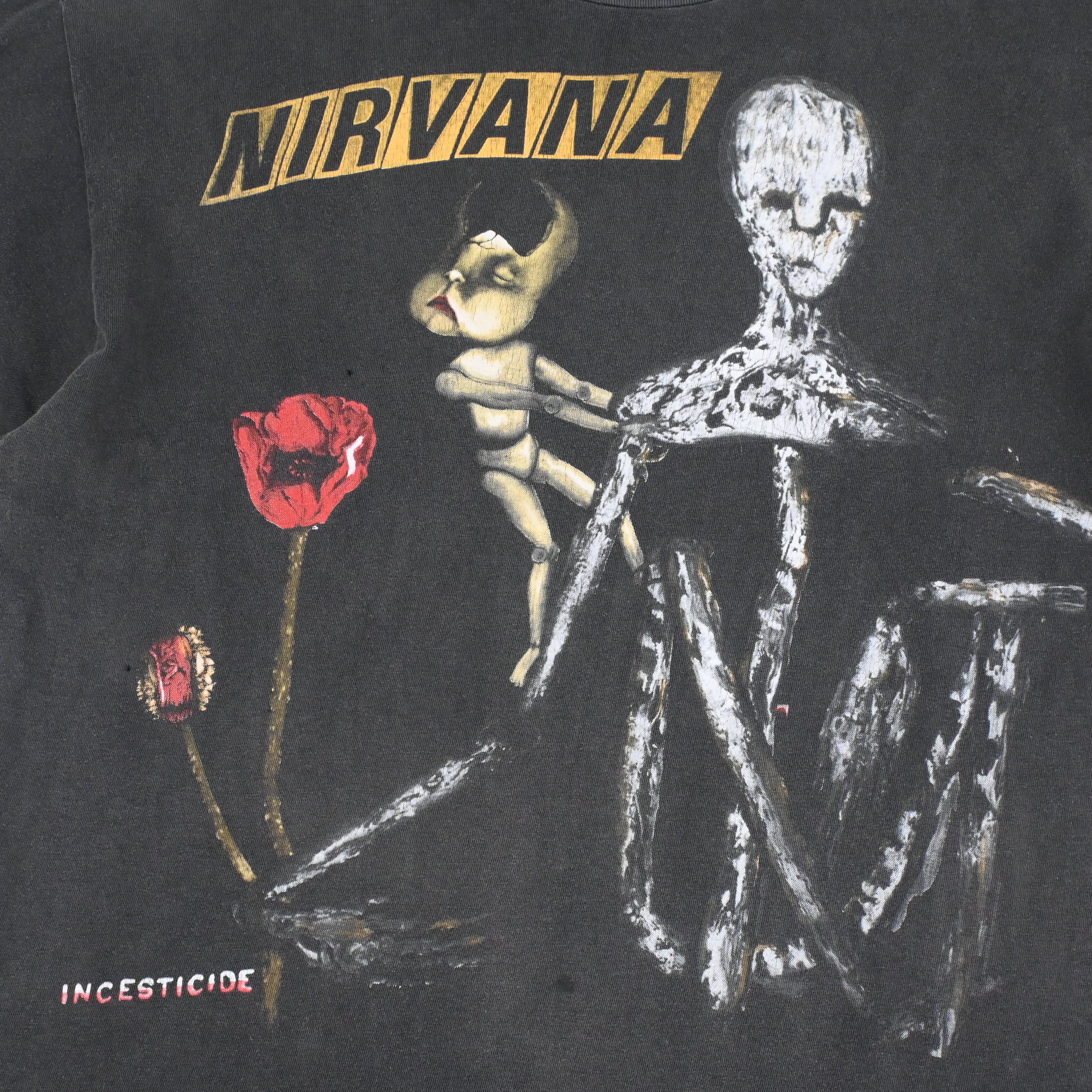 '93 Nirvana "Incestide" T-SHIRT SIZE XL