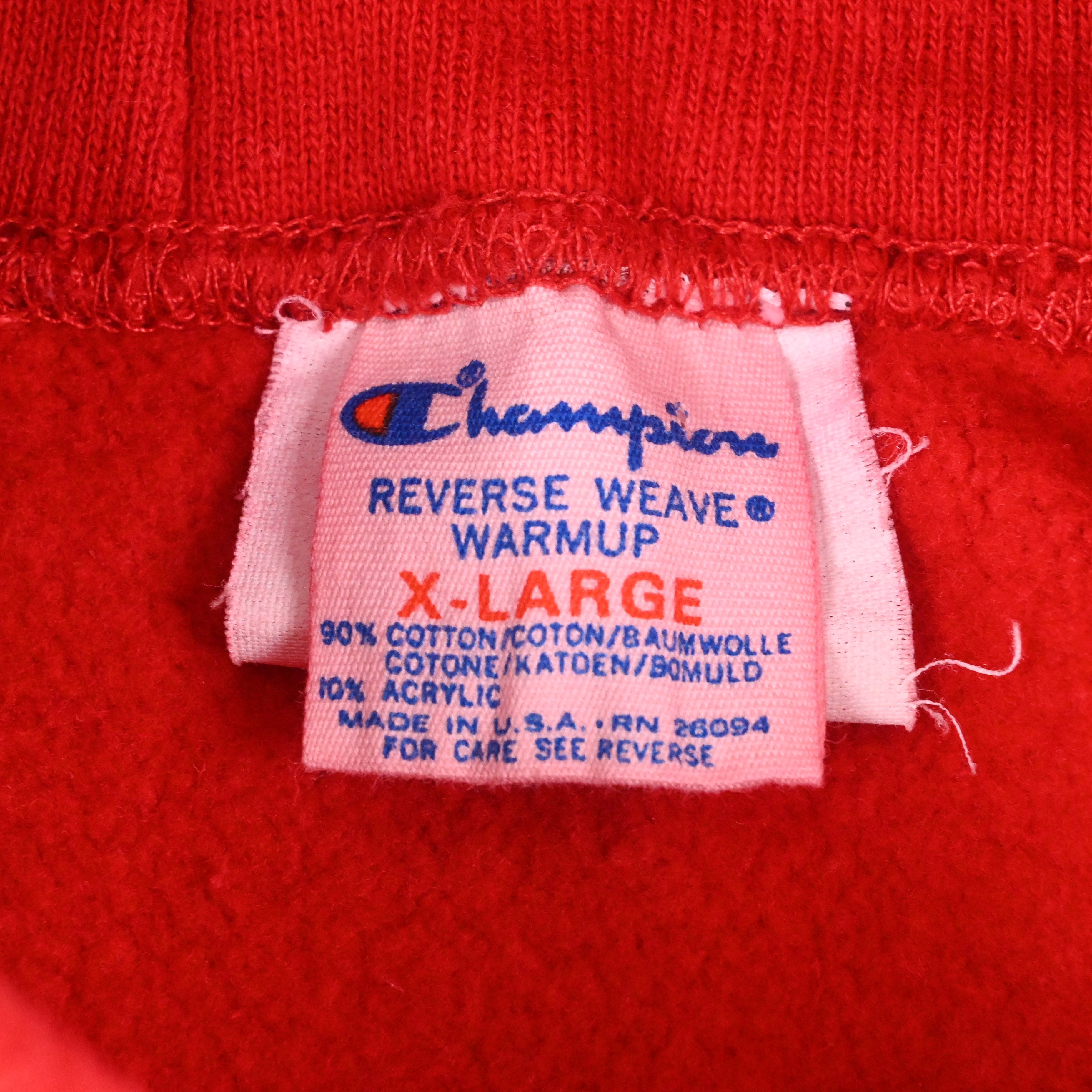80's CHAMPION REVERSE WEAVE HOODIE "BLAIR ATHLETICS" SIZE XL