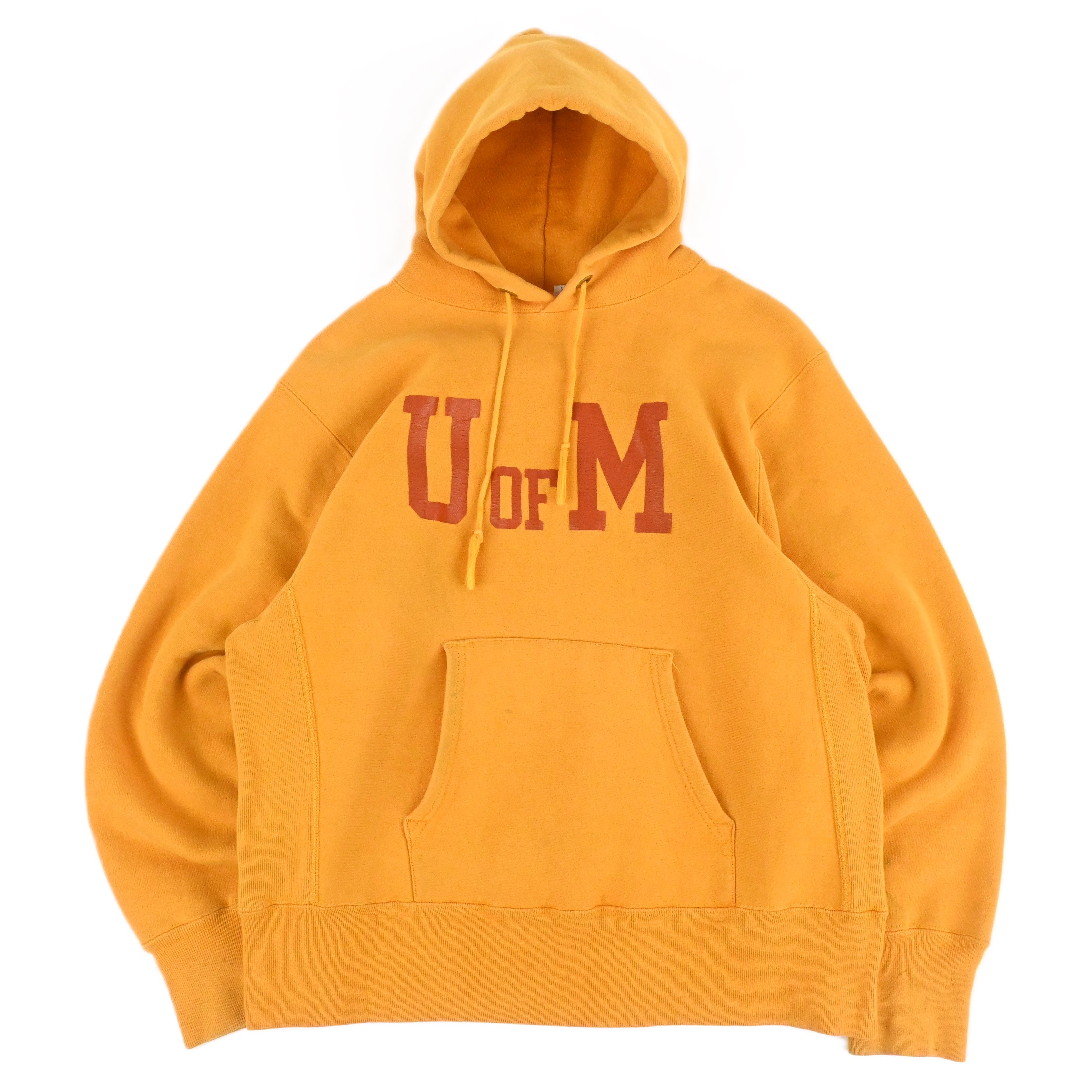 80’s CHAMPION REVERSE WEAVE HOODIE "U OF M" SIZE M