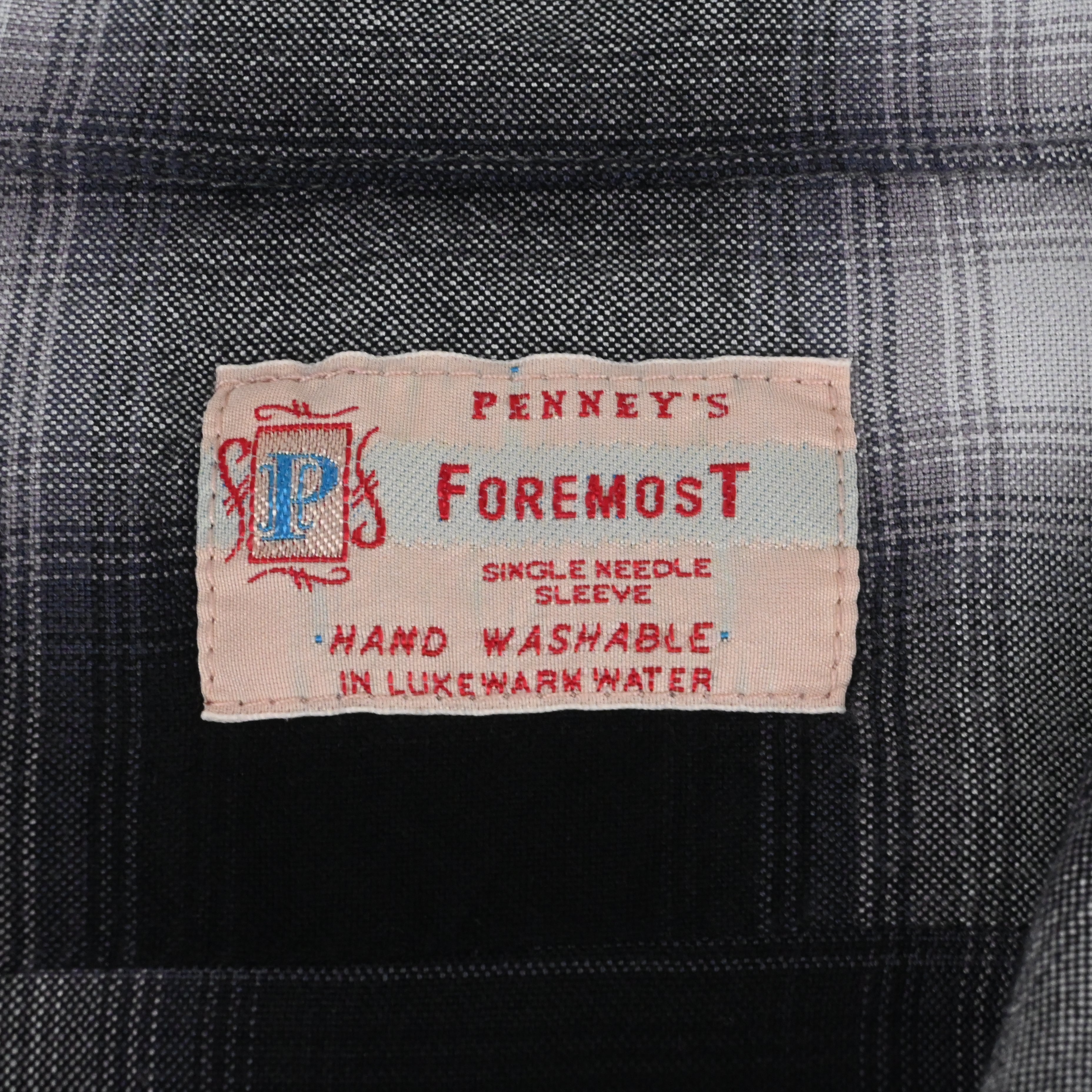 Foremost Original Shadow Plaid Rayon Shirt