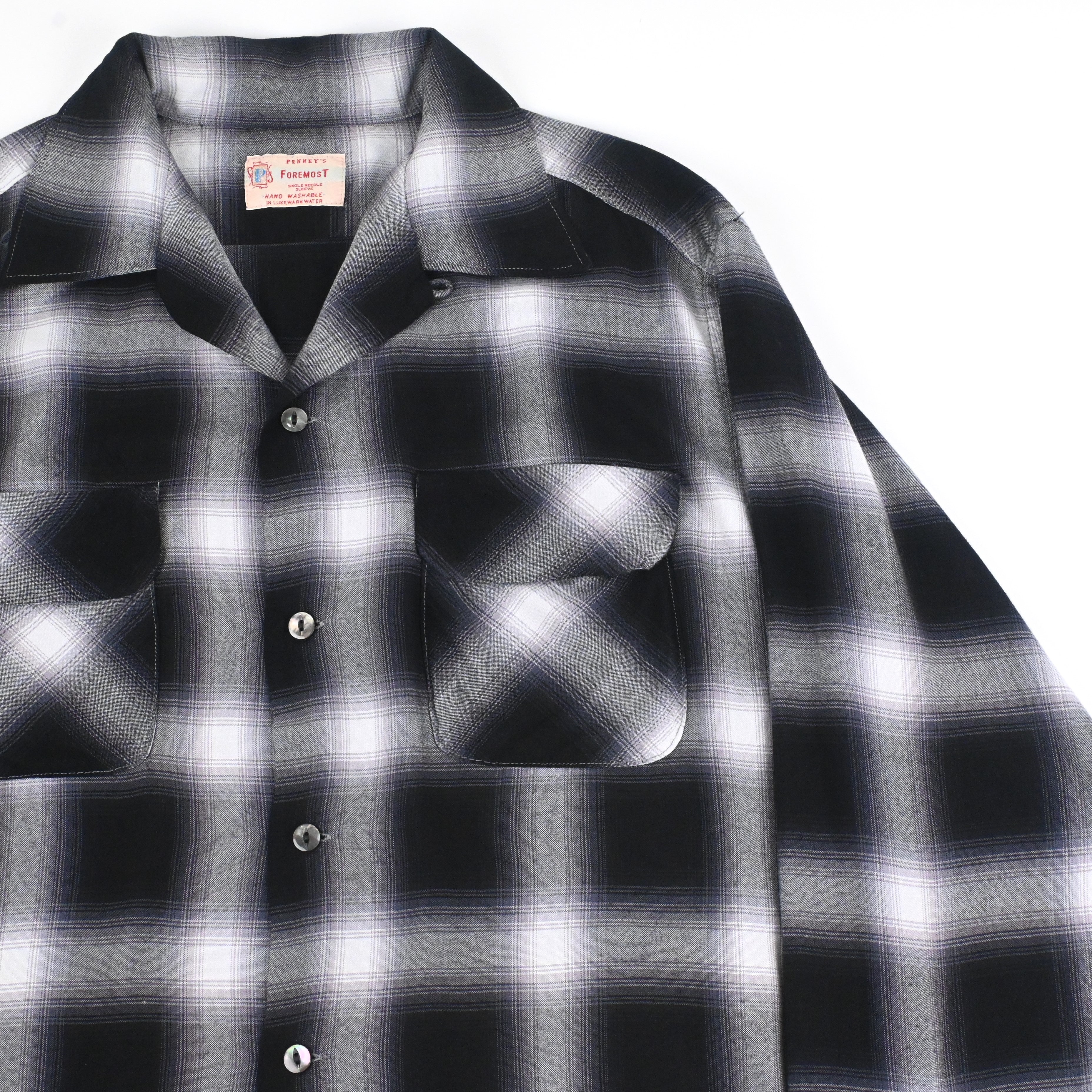 Foremost Original Shadow Plaid Rayon Shirt