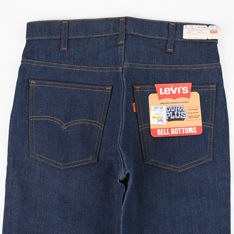 80y' LEVI’S 646-0917 BELL BOTTOMS DEAD STOCK SIZE W32 L29