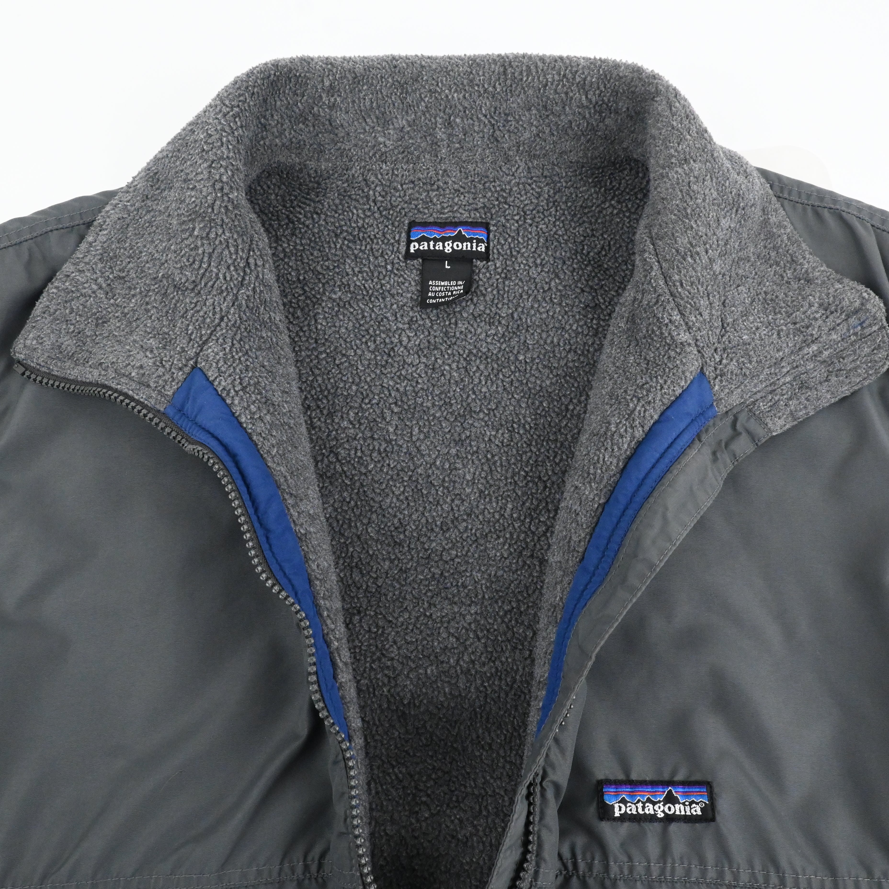 97 patagonia SHELLED SYNCHILLA VEST SIZE L Charcoal