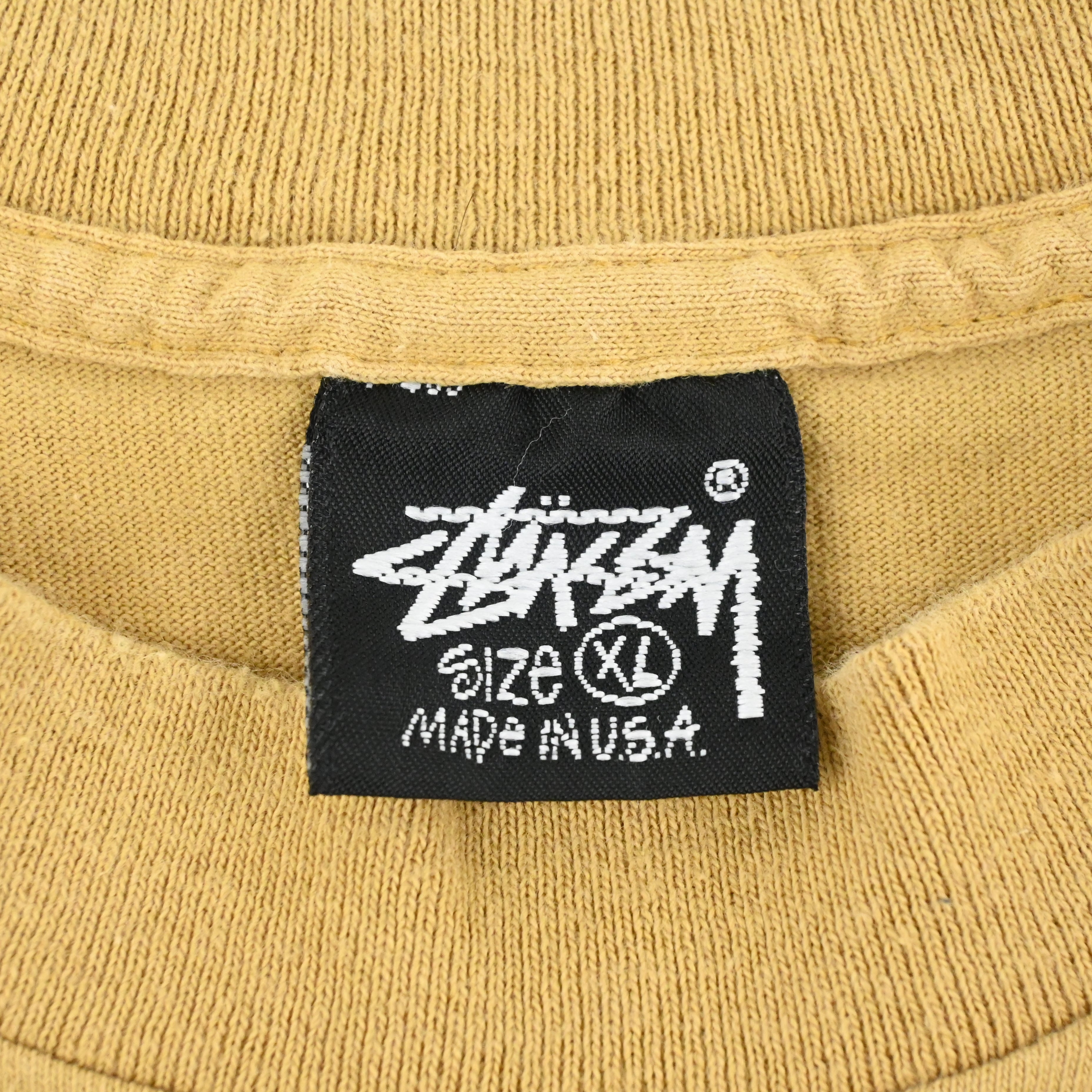 80's STUSSY "WORLD WIDE" T-SHIRT SIZE XL