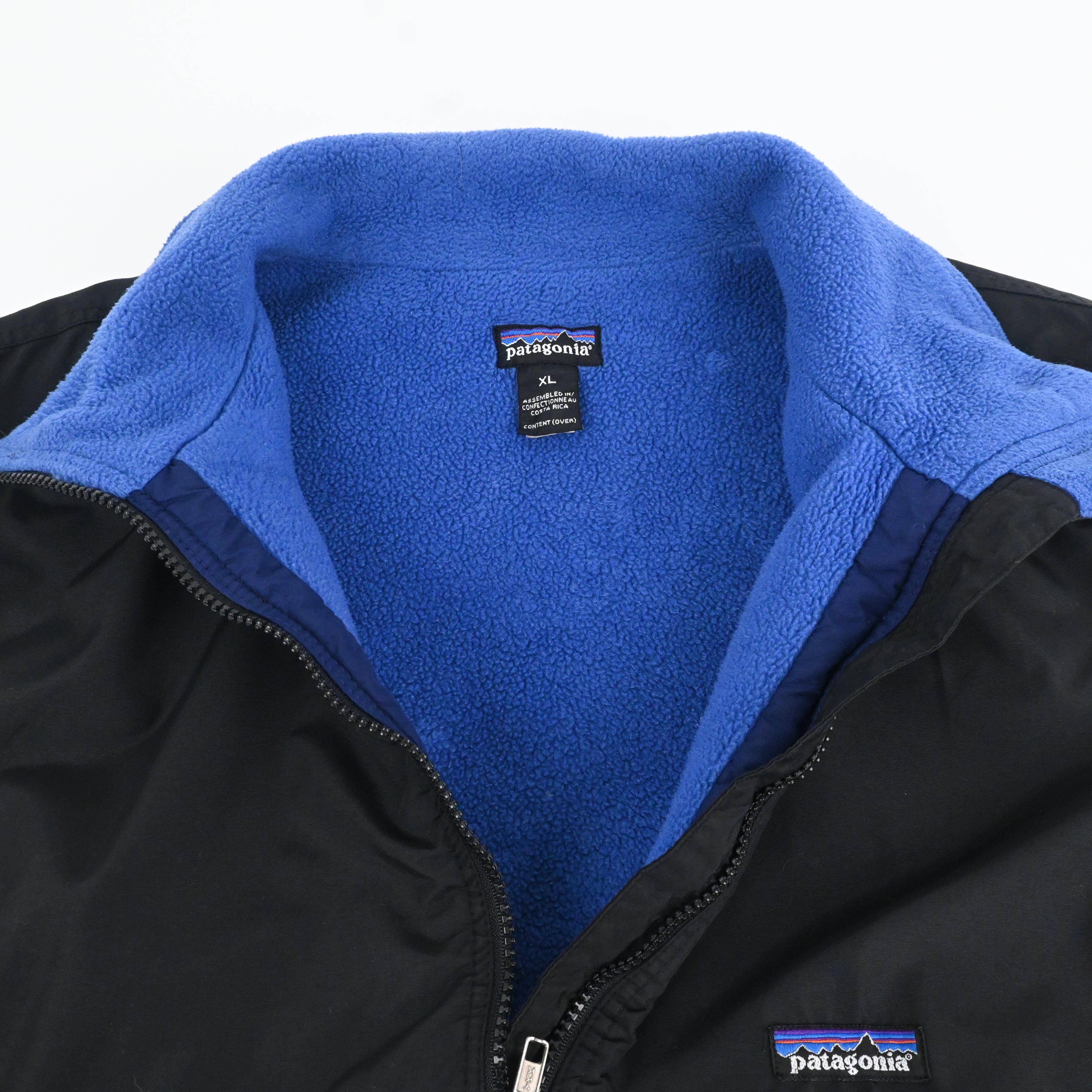 90's patagonia SHELLED SYNCHILLA VEST SIZE XL Black