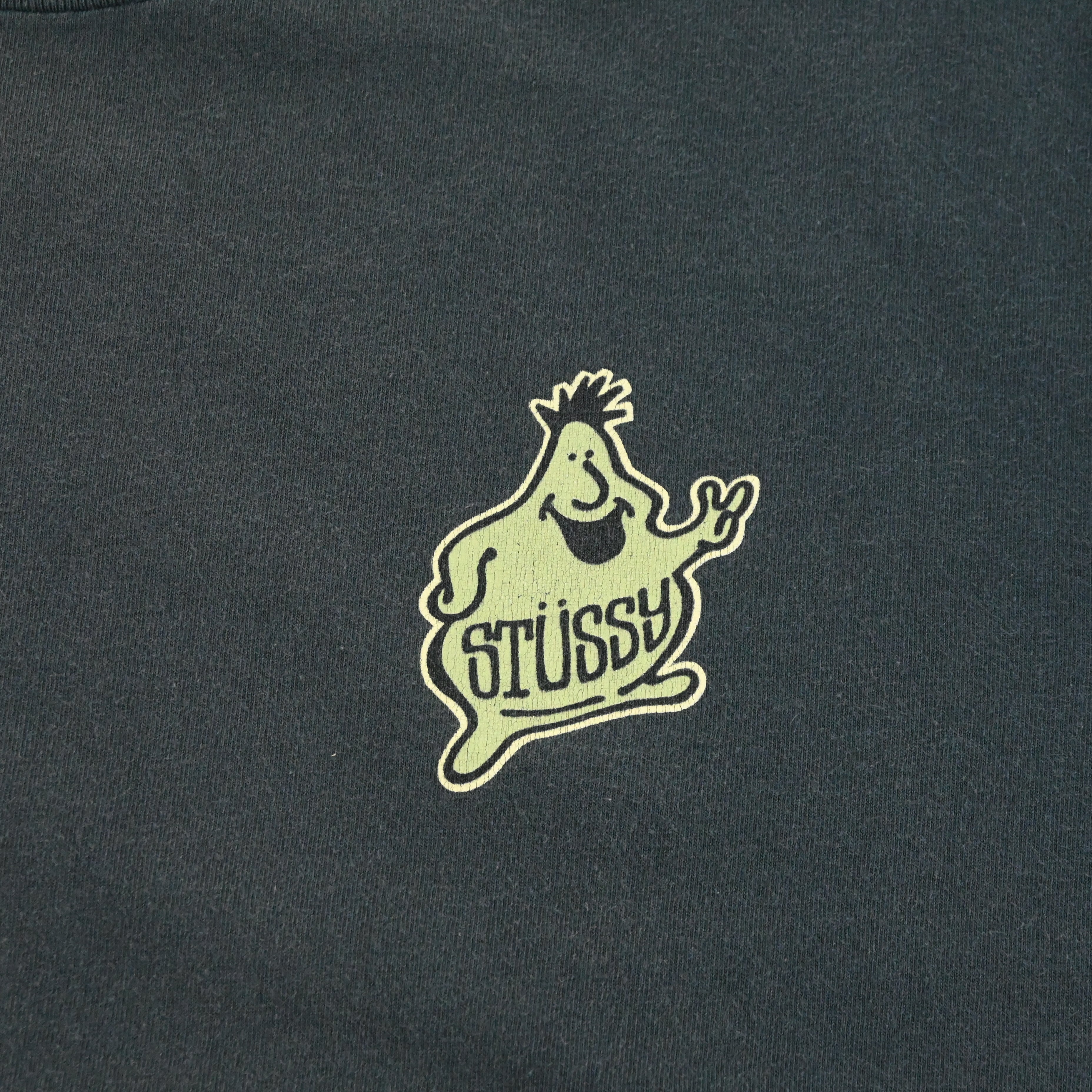 80's STUSSY "Mr. Blob" T-SHIRT SIZE L