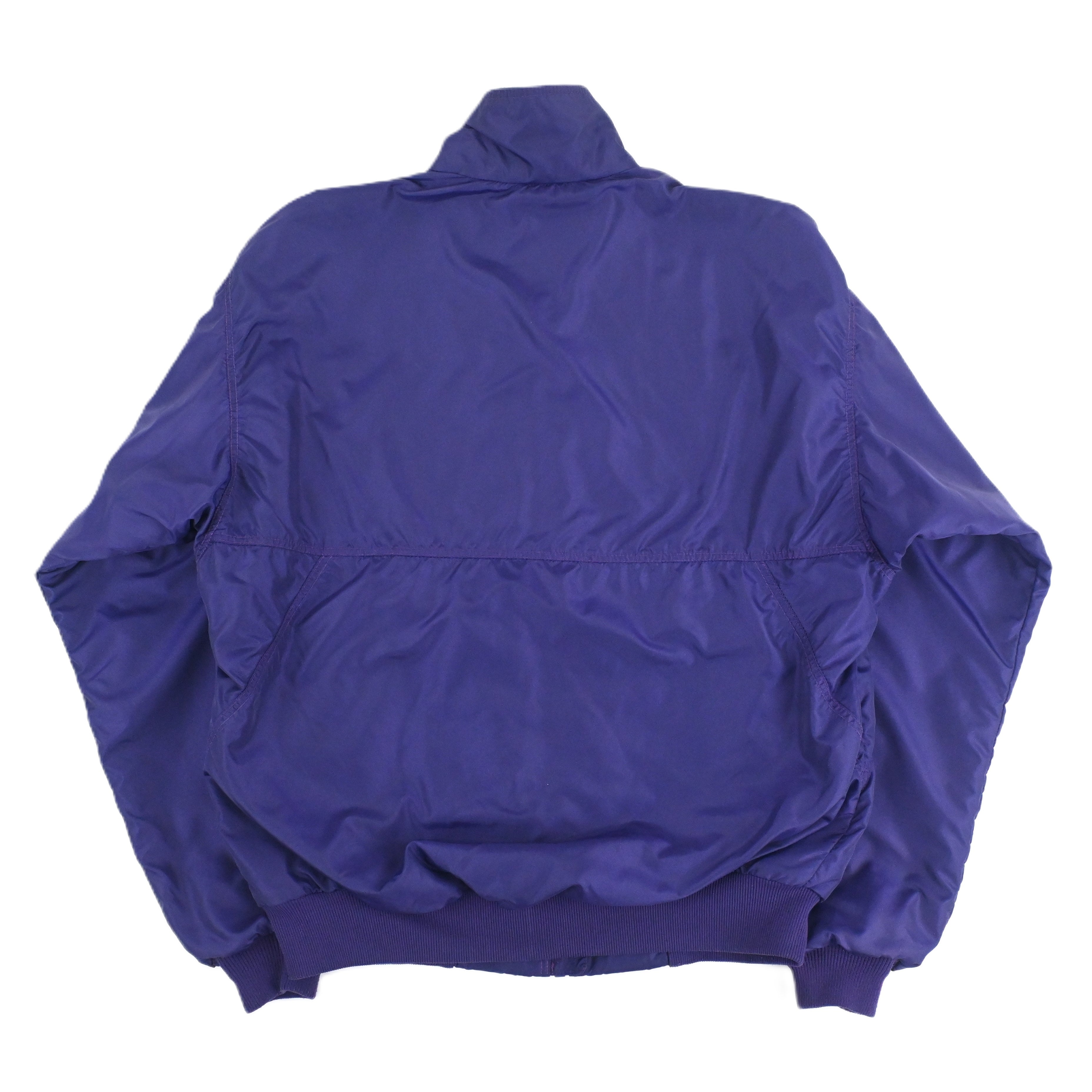 '90 patagonia SHELLED CAPILENE JACKET SIZE M Eggplant/Navy