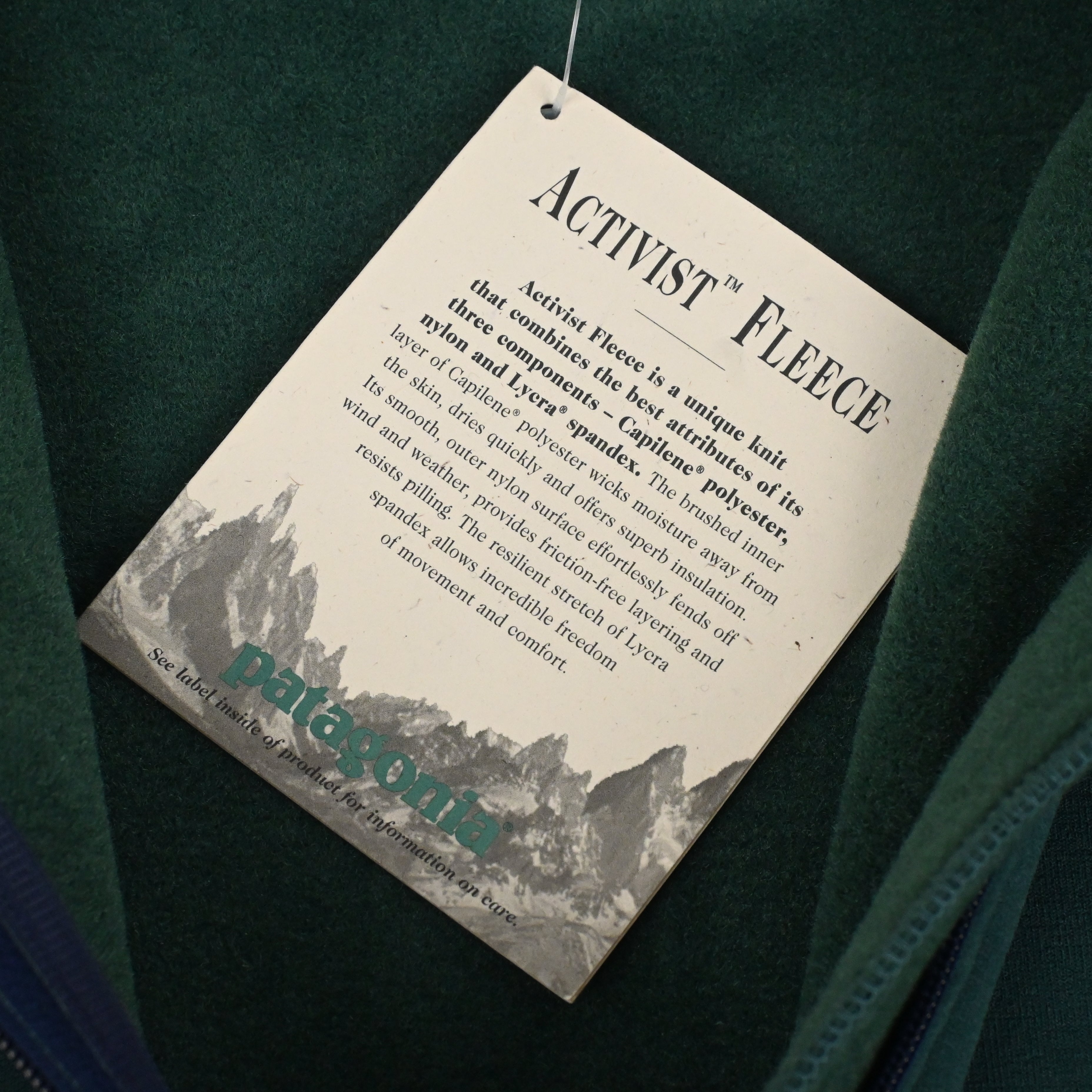 '94  patagonia ACTIVIST FLEECE TOP DEAD STOCK SIZE XL Pacific Blue