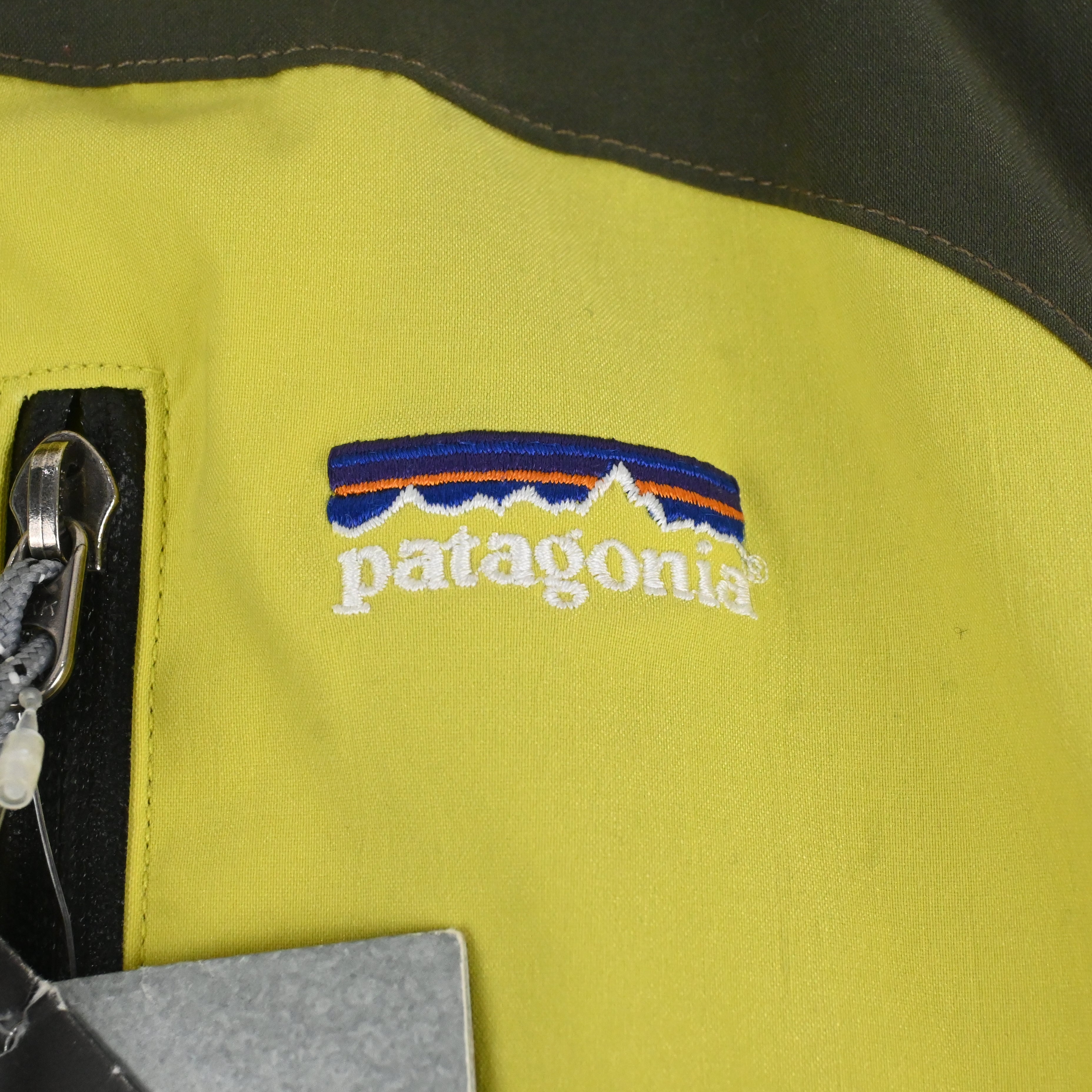 ’01 patagonia STRETCH SPEED ASCENT JACKET DEAD STOCK SIZE M  Green Spark