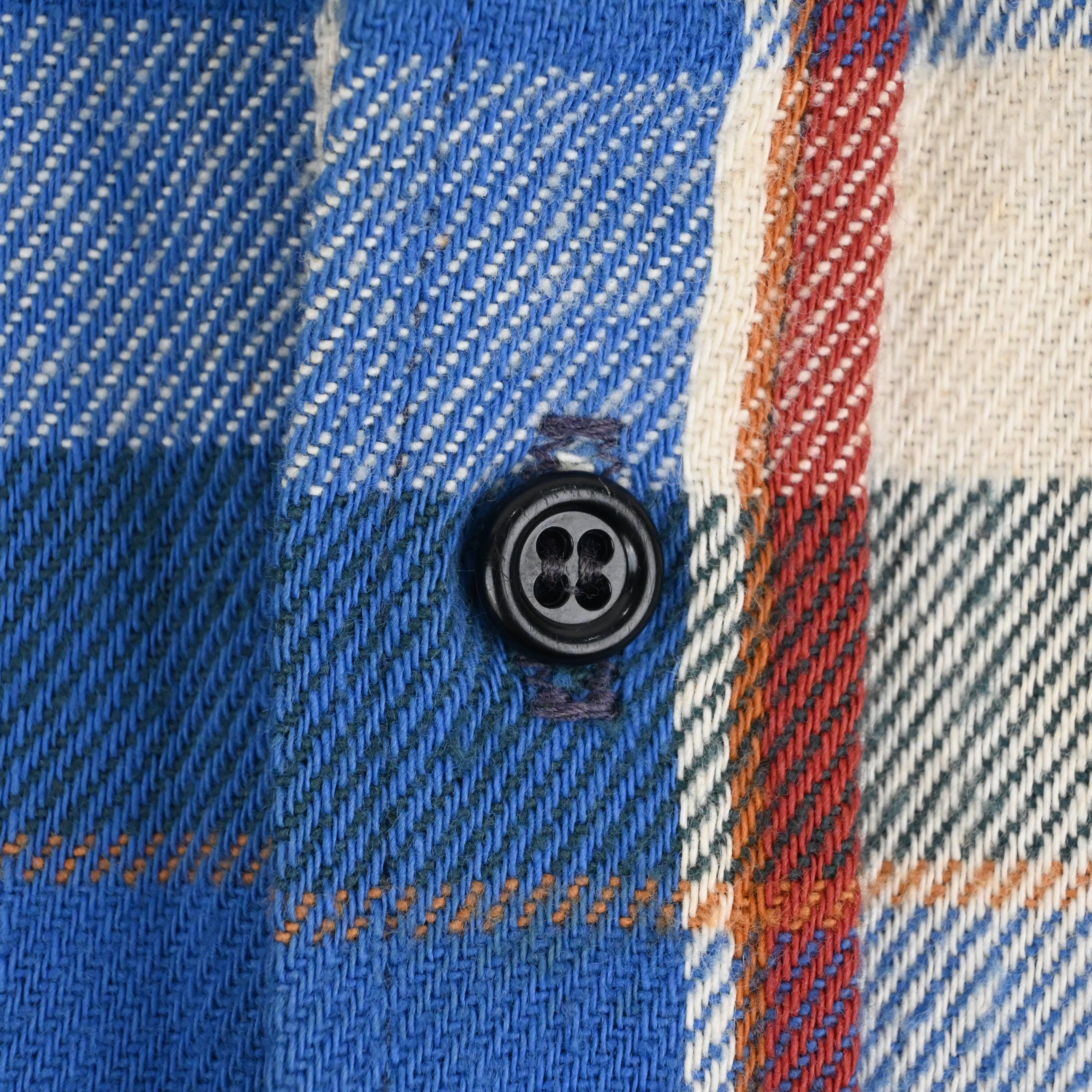 80's FIVE BROTHER FLANNEL L/S SHIRT SIZE L-TALL