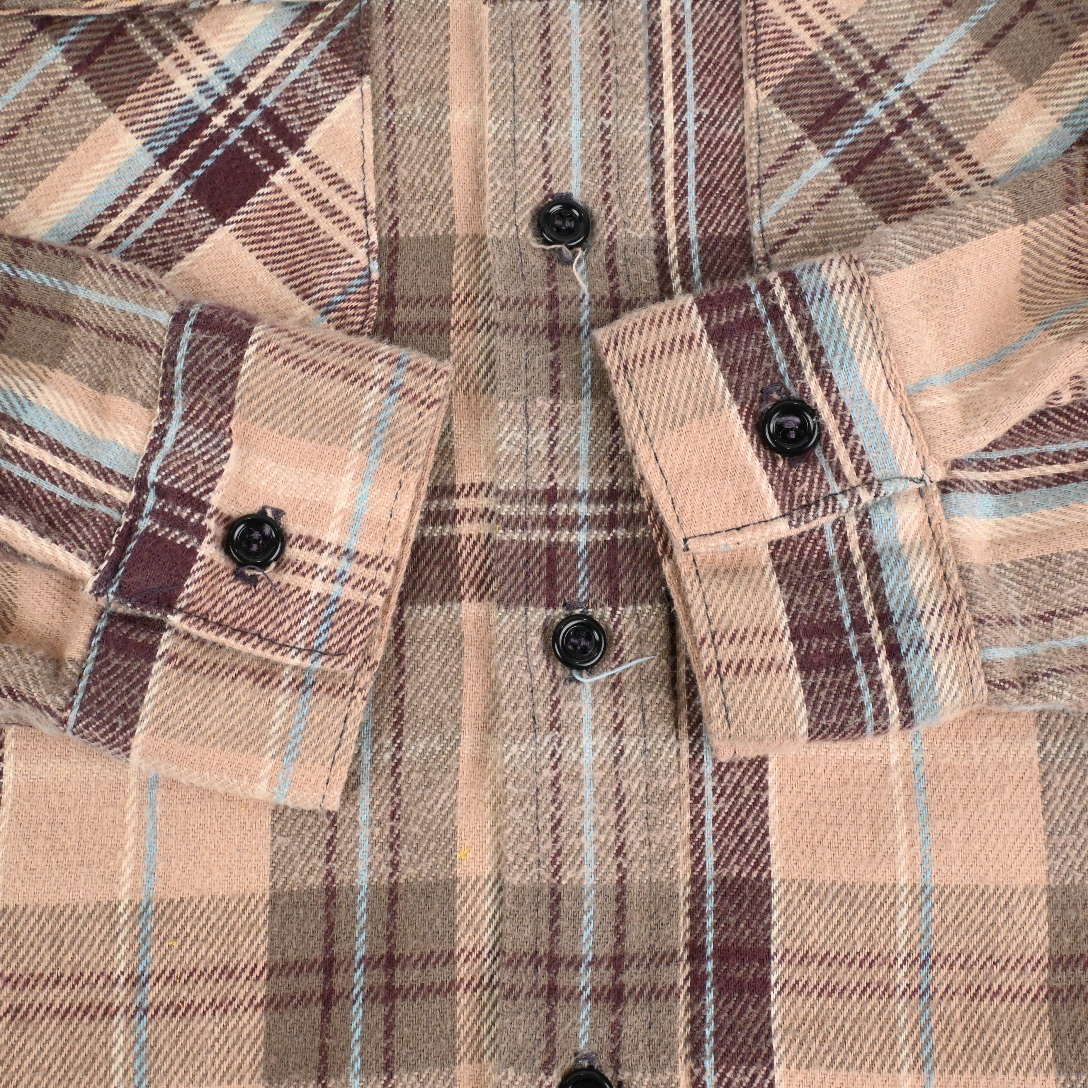 70's~ FIVE BROTHER FLANNEL L/S SHIRT SIZE M
