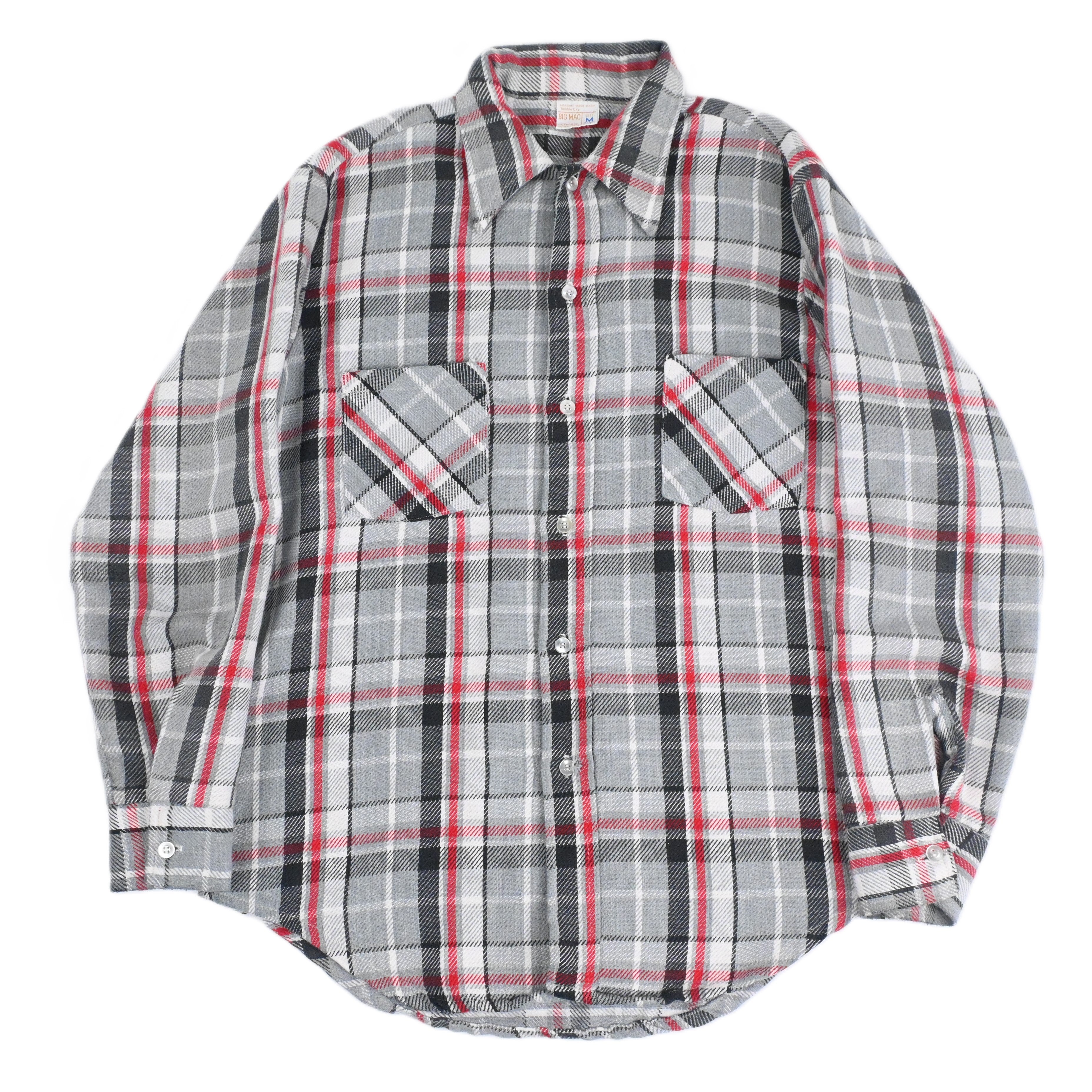 70's BIG MAC FLANNEL L/S SHIRT SIZE M