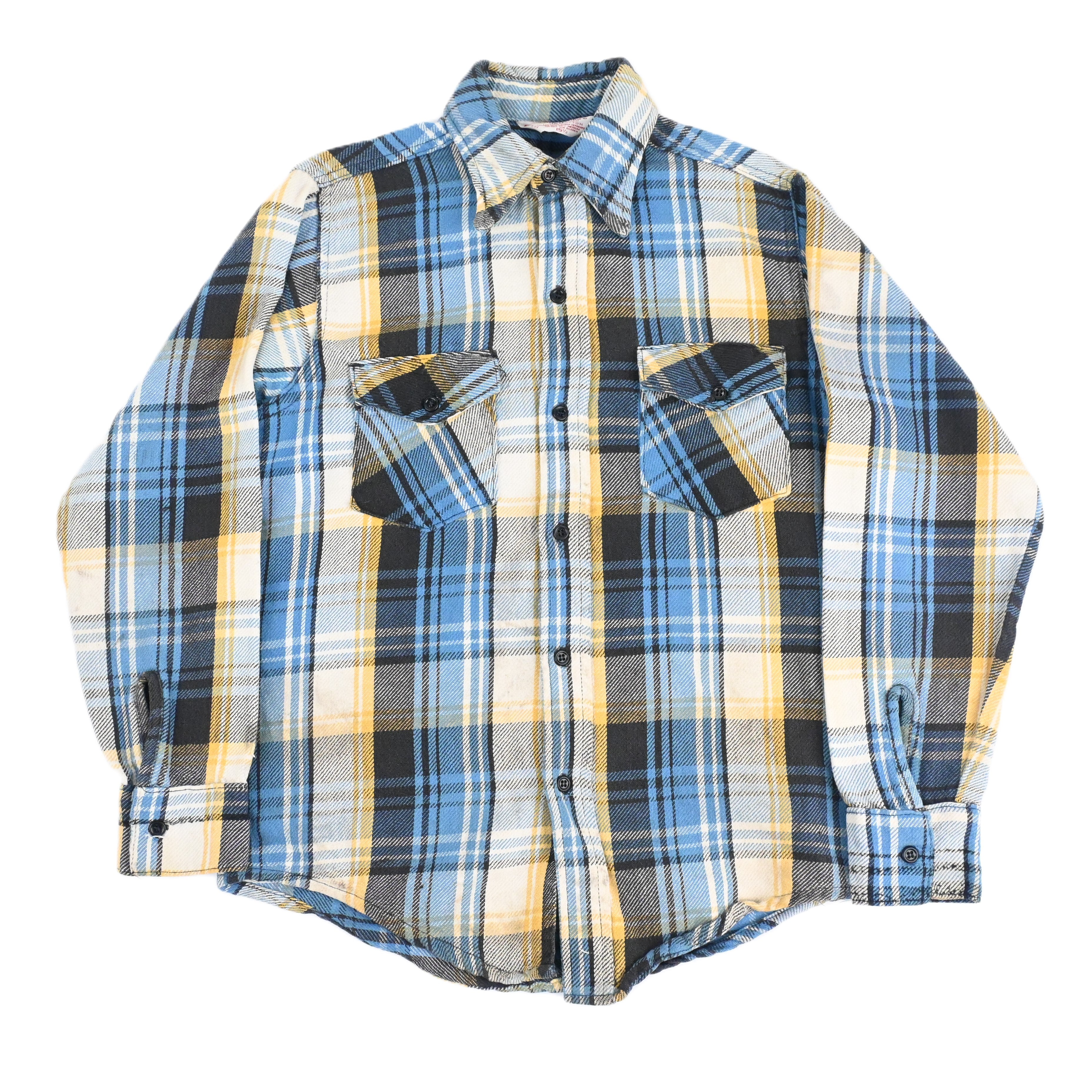 70's FROSTPROOF FLANNEL L/S SHIRT SIZE M