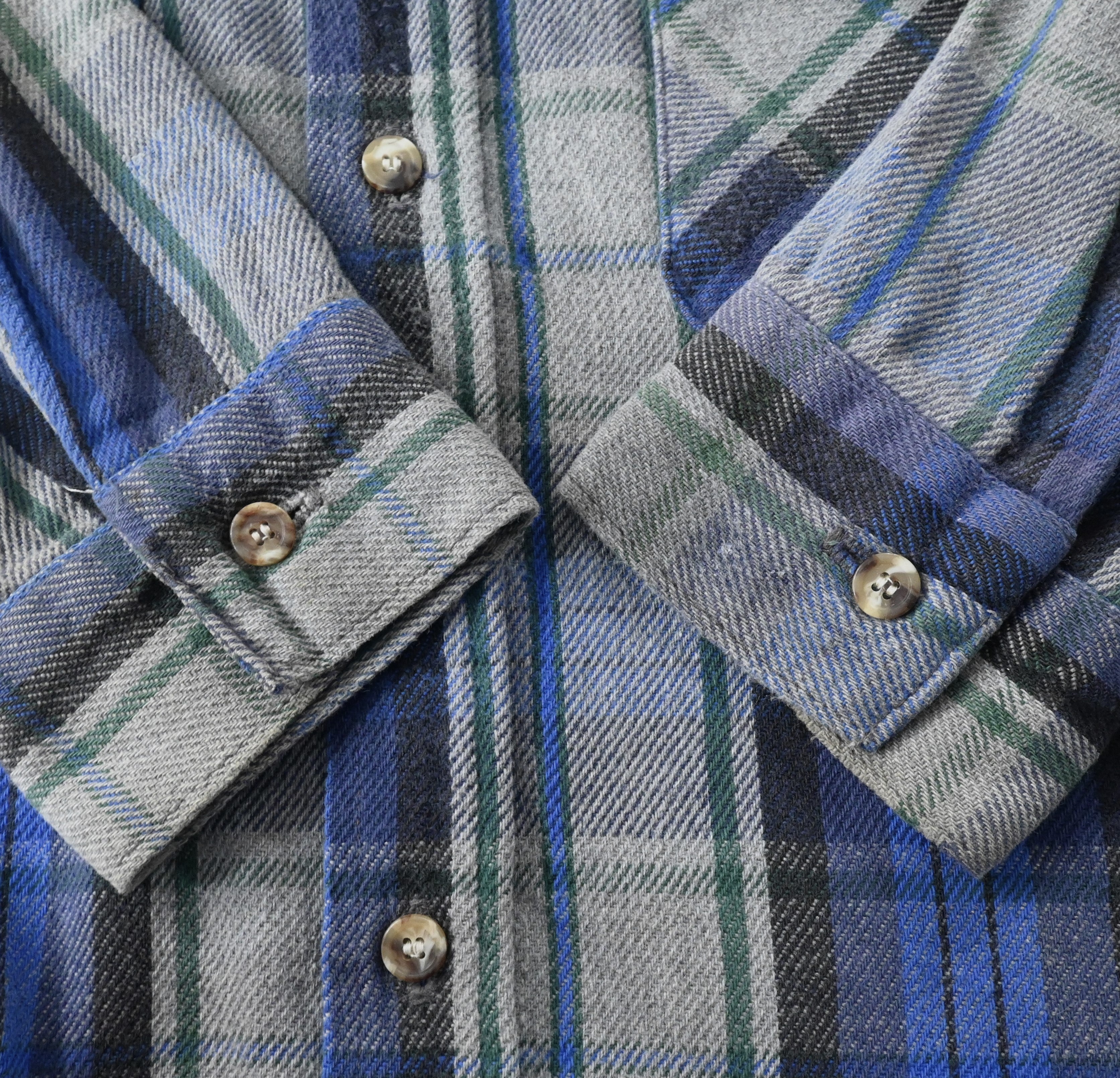 90's FIVE BROTHER FLANNEL L/S SHIRT SIZE XL